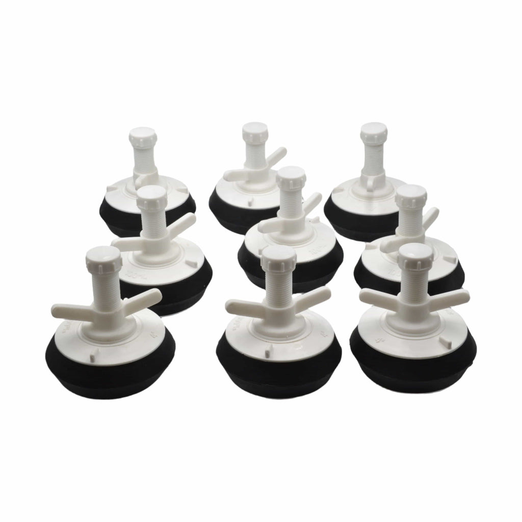 9x Nylon Mechanical Pipe Test Plug Bung with 13mm Bypass 92mm to 105mm-2