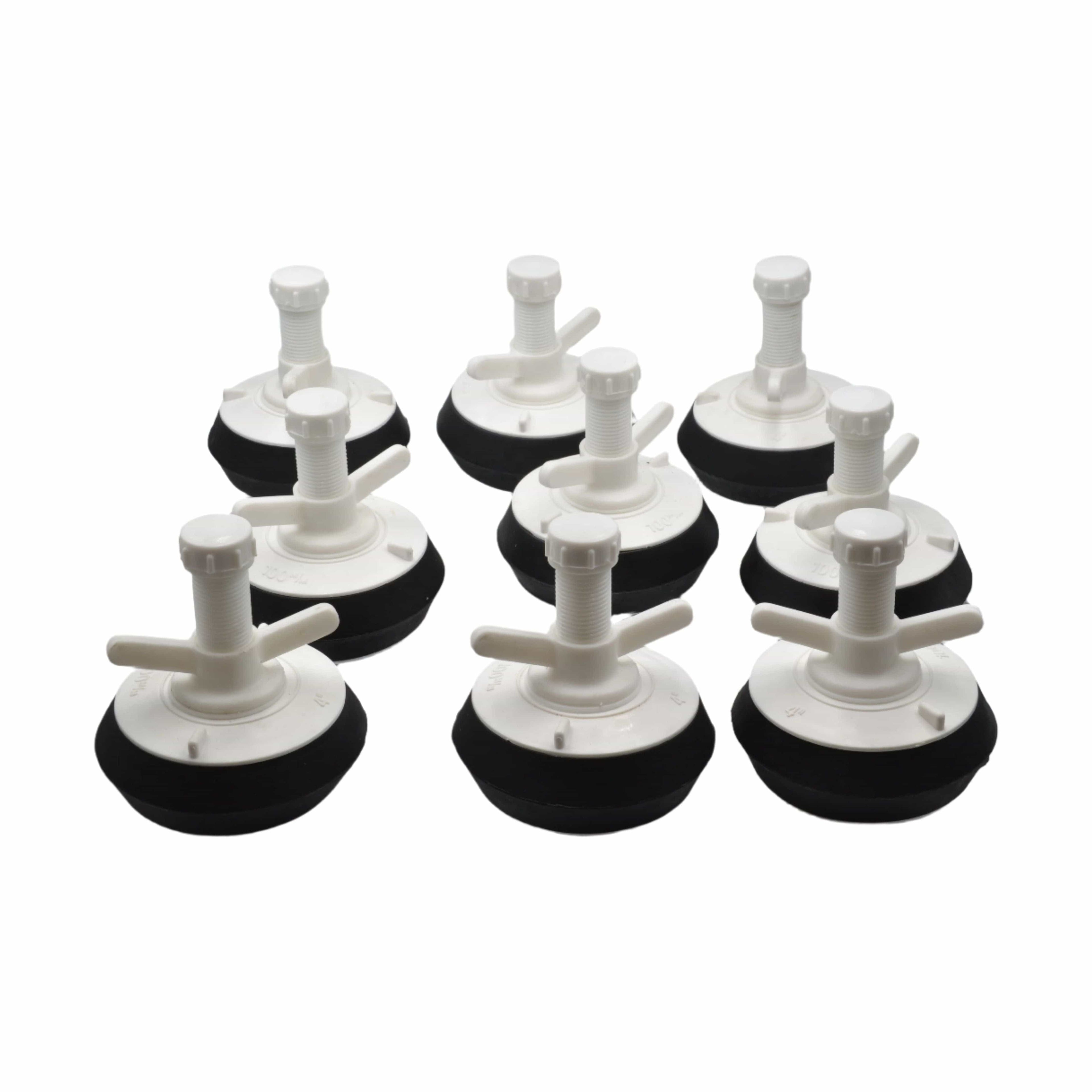 9x Nylon Mechanical Pipe Test Plug Bung with 13mm Bypass 92mm to 105mm-2
