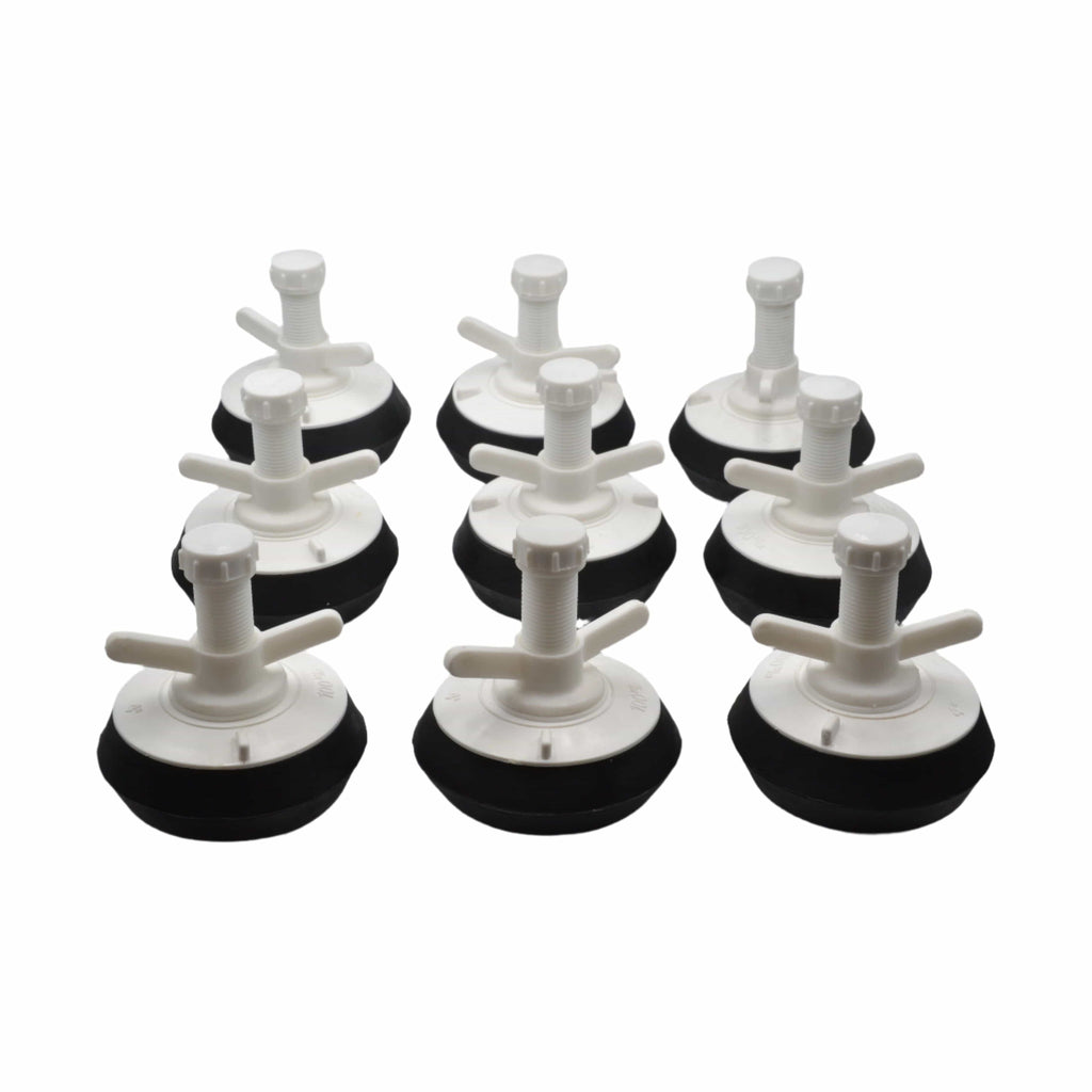 9x Nylon Mechanical Pipe Test Plug Bung with 13mm Bypass 92mm to 105mm-1