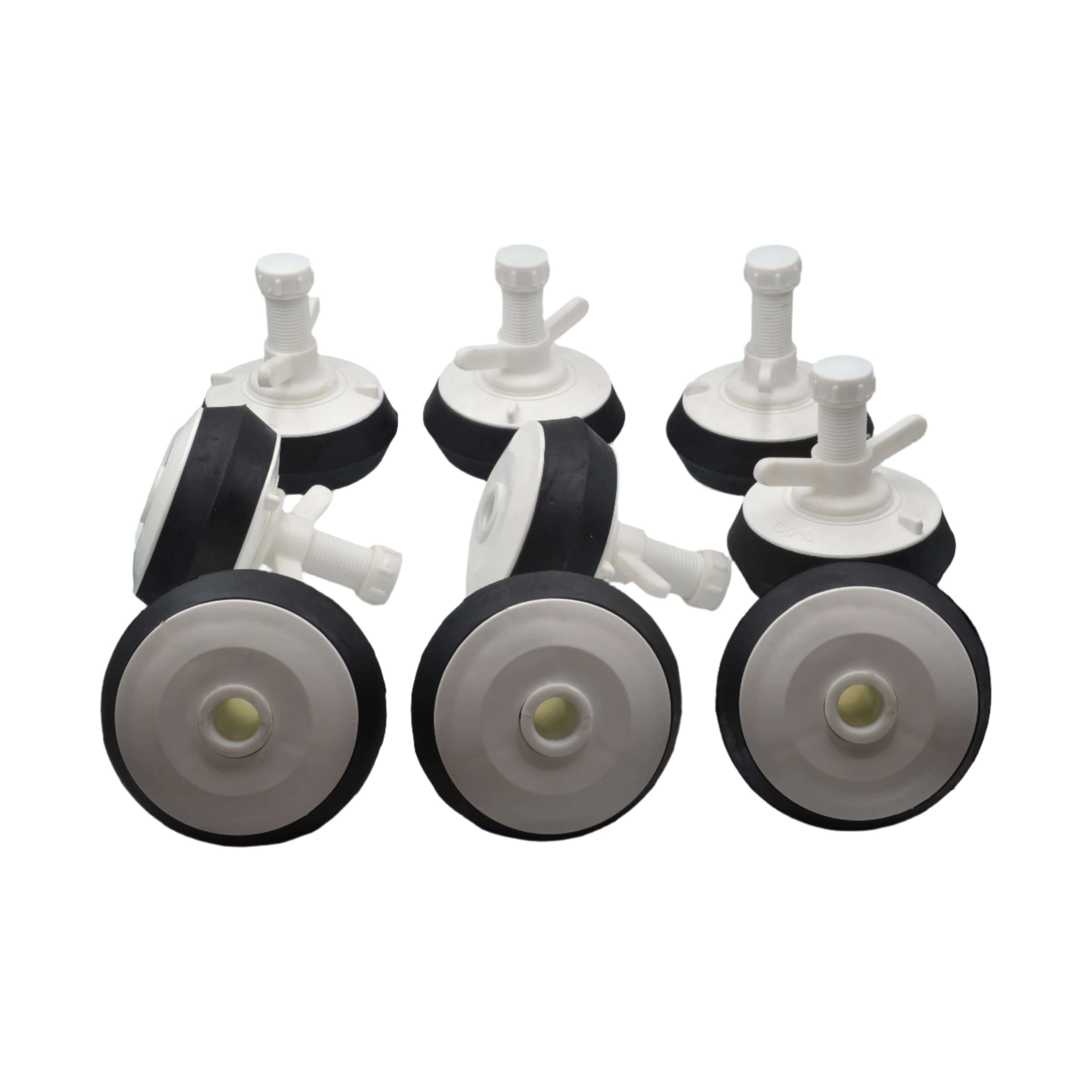 9x Nylon Mechanical Pipe Test Plug Bung with 13mm Bypass 92mm to 105mm-0