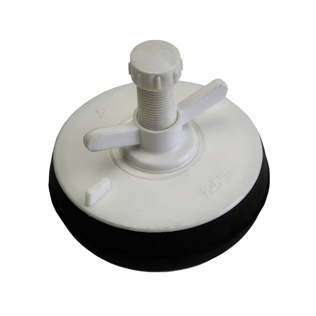 Nylon Mechanical Pipe Test plug bung with 13mm bypass 119mm to 142mm-1