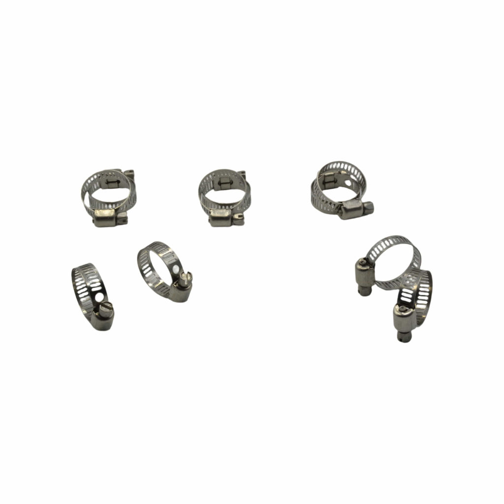10 Piece 304 Stainless Steel 12-23mm Worm Drive Hose Clamp-2