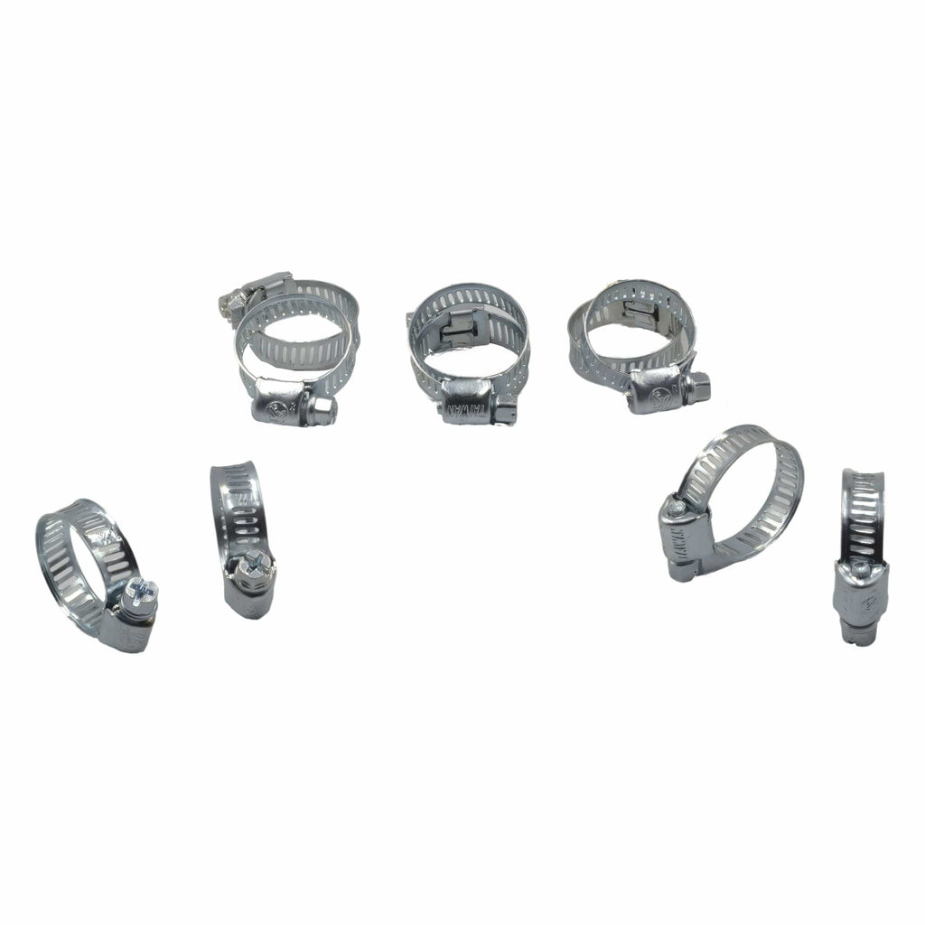 10 Piece Zinc 12-23mm Worm Drive Hose Clamp-3