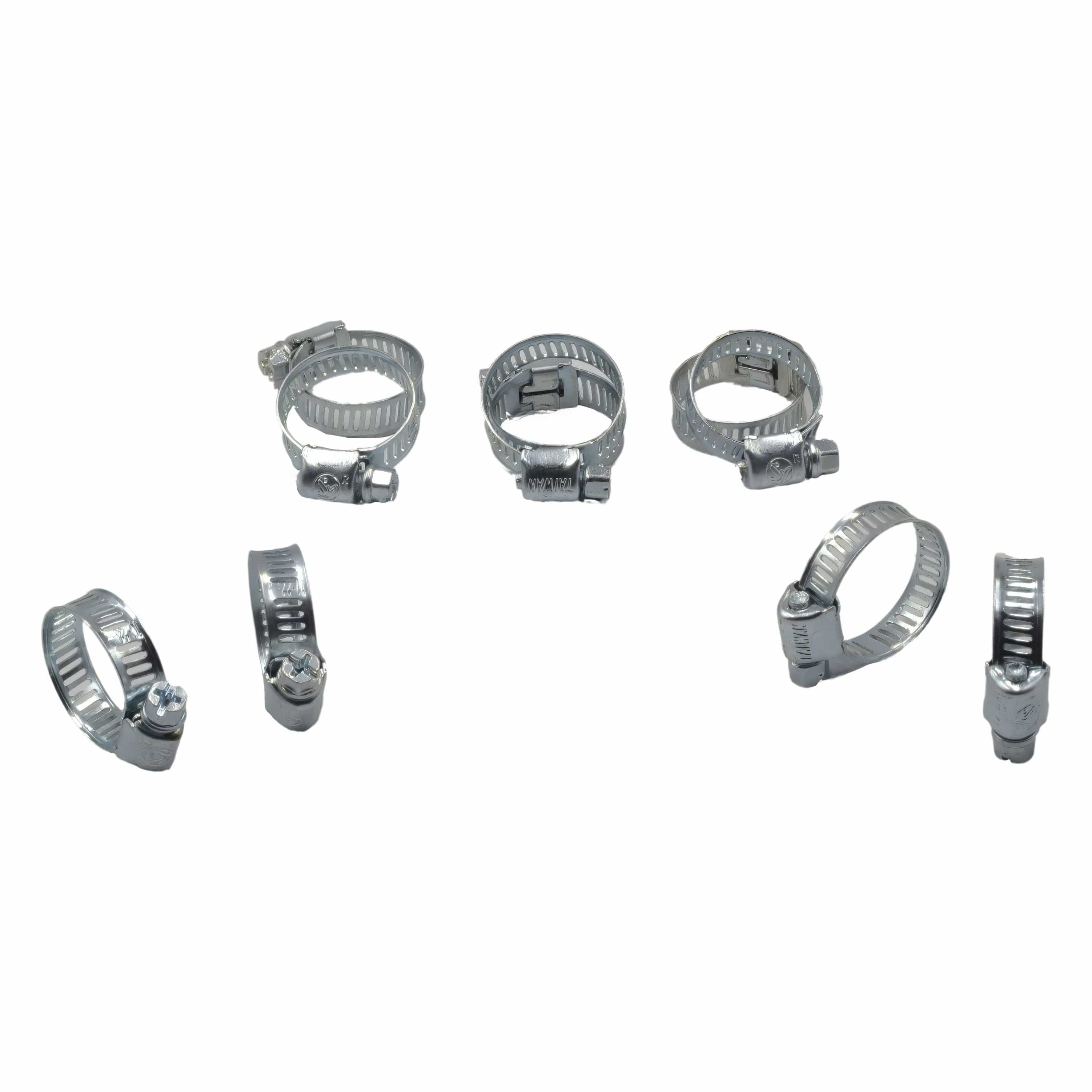 10 Piece Zinc 12-23mm Worm Drive Hose Clamp-3