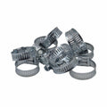 10 Piece Zinc 12-23mm Worm Drive Hose Clamp-0