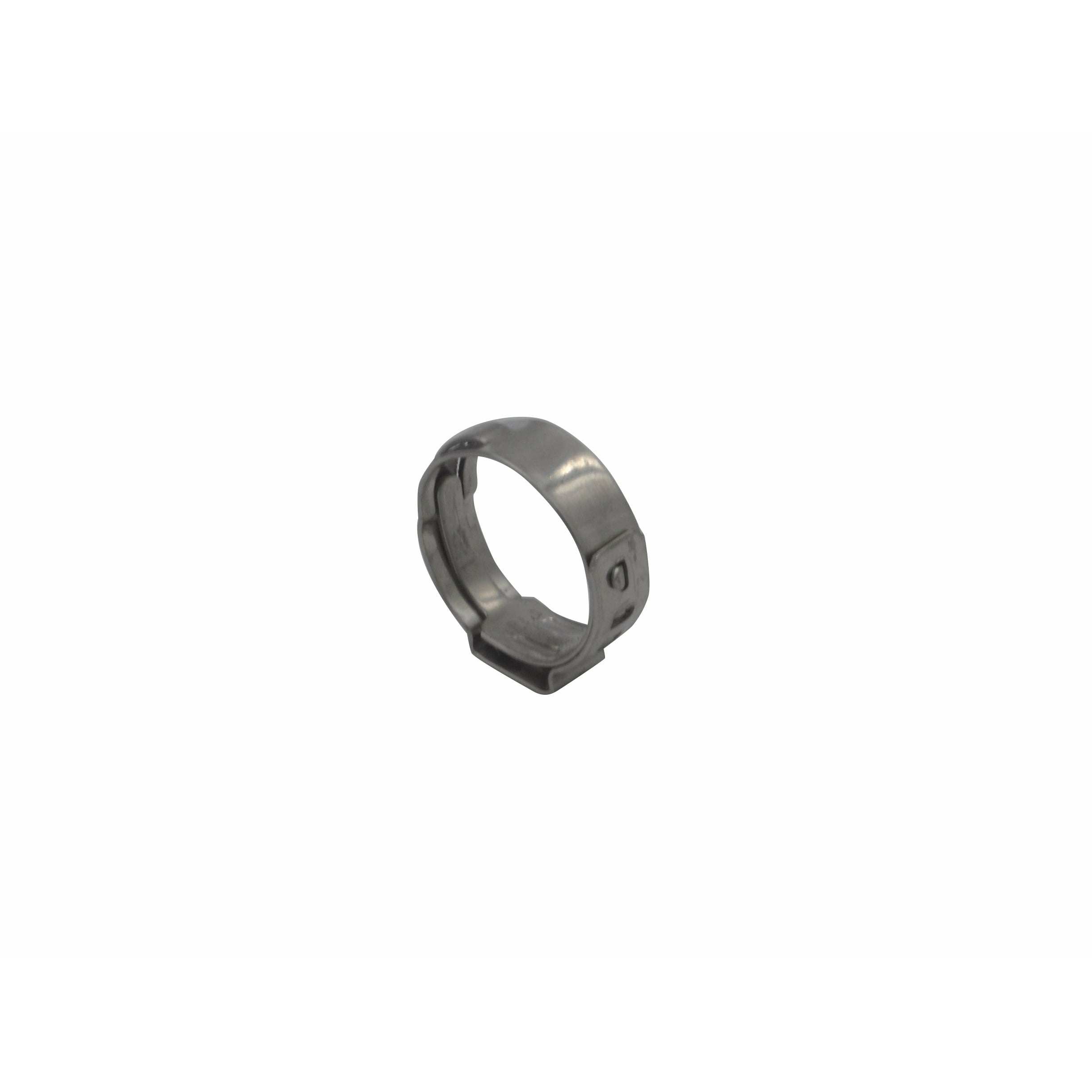100 Piece 304 Stainless Steel 16-19.2mm Ear Hose Clamp-4