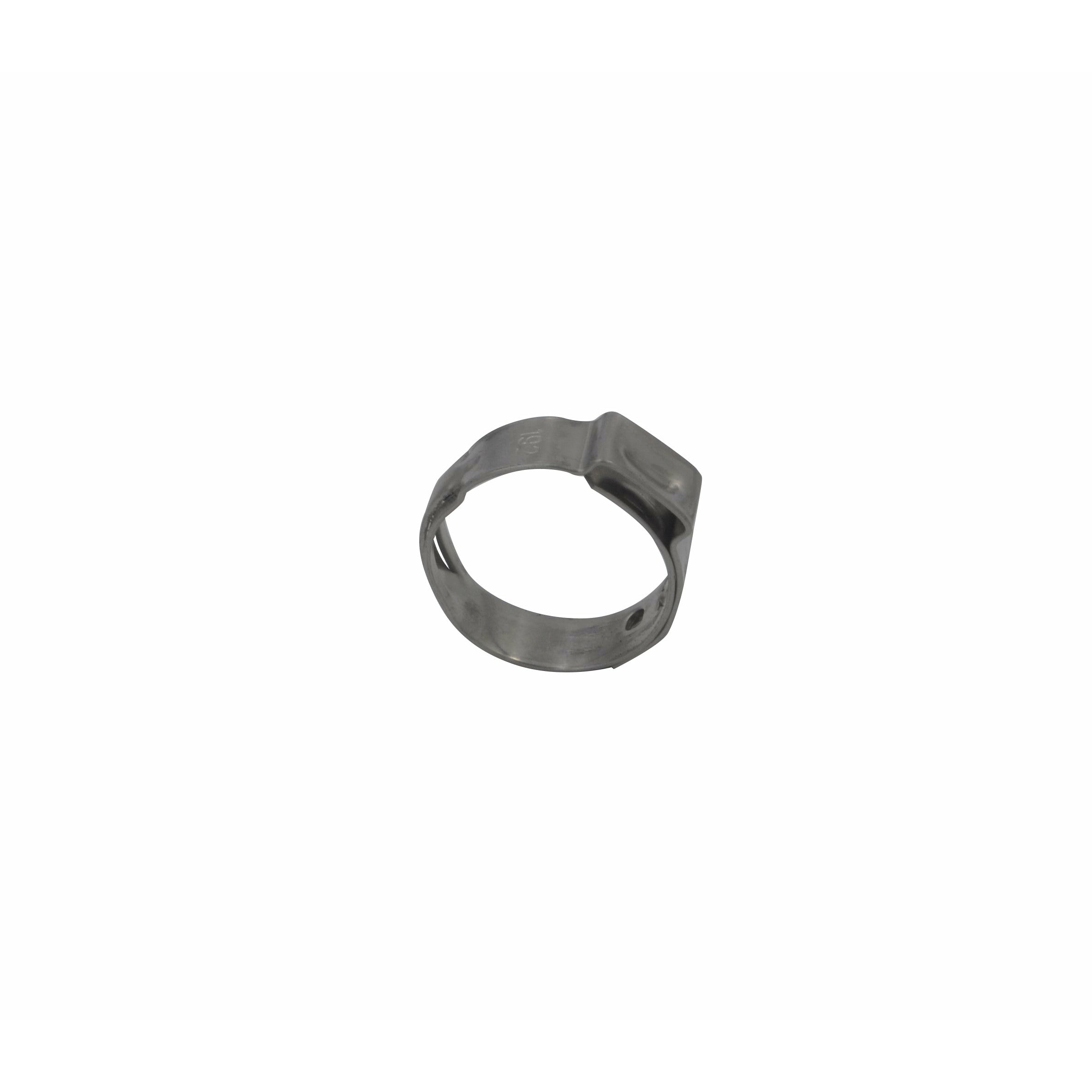 100 Piece 304 Stainless Steel 16-19.2mm Ear Hose Clamp-2