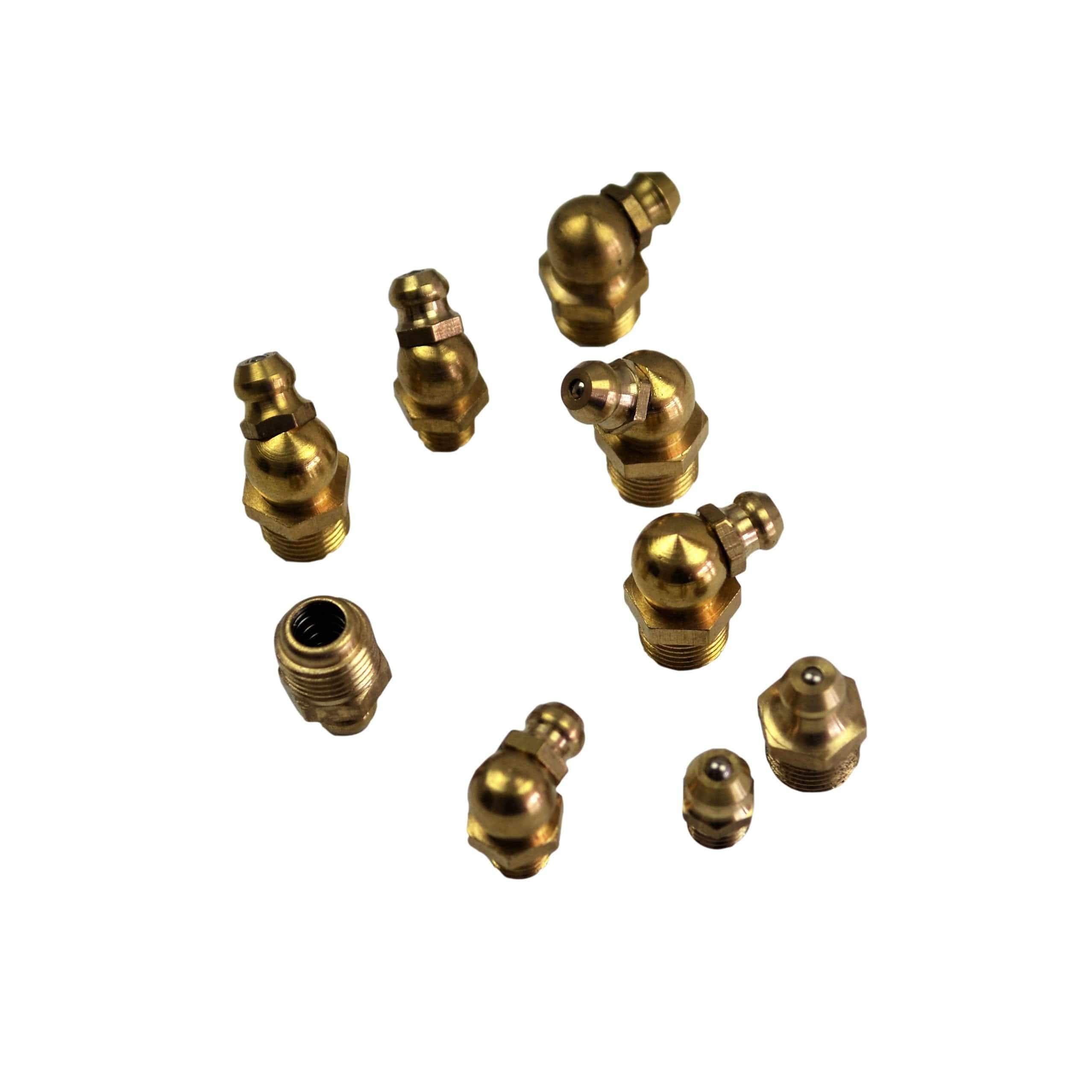 115Pc Grease Nipples Brass  Grab Kit-3