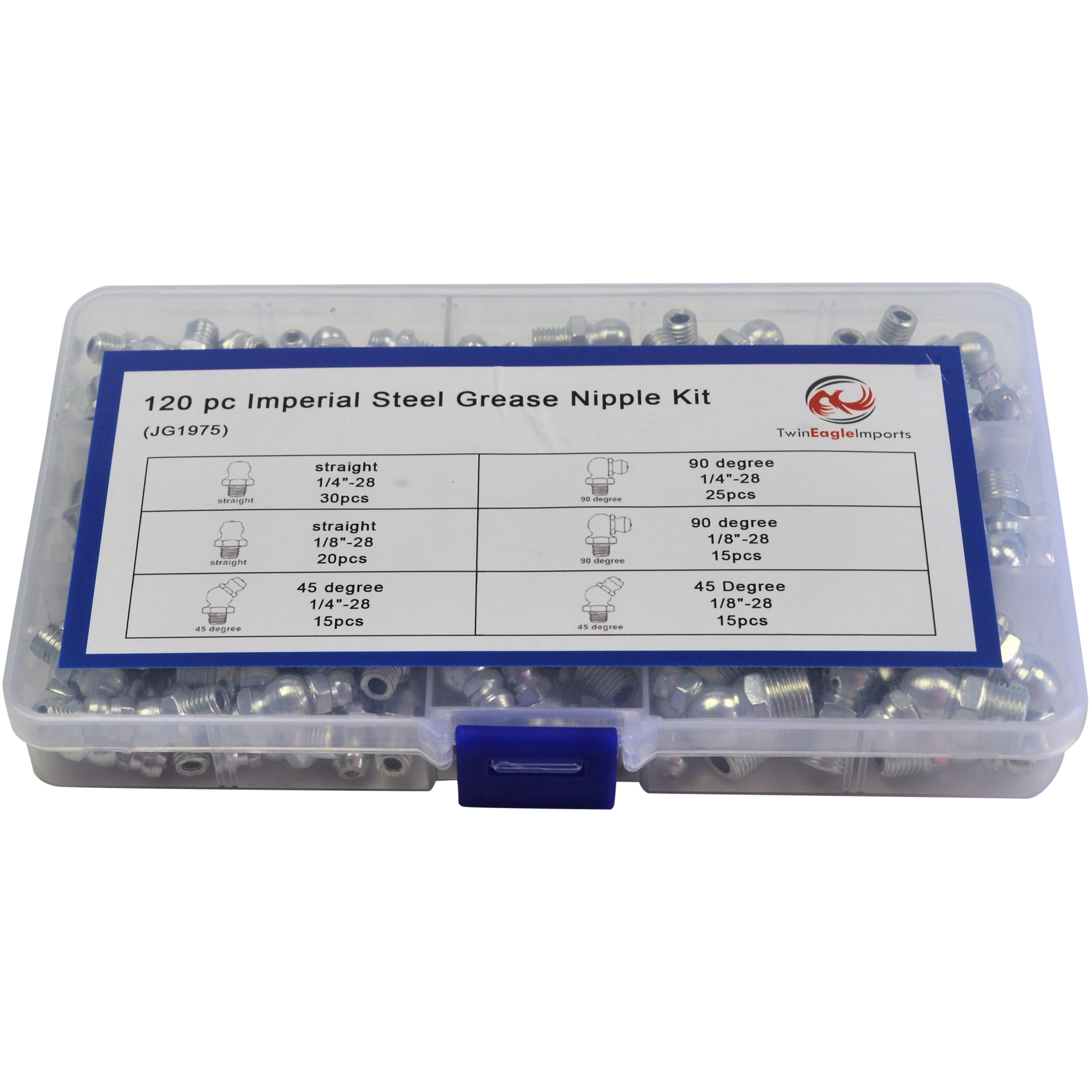 120pc Imperial Steel Grease Nipples Grab Kit-1