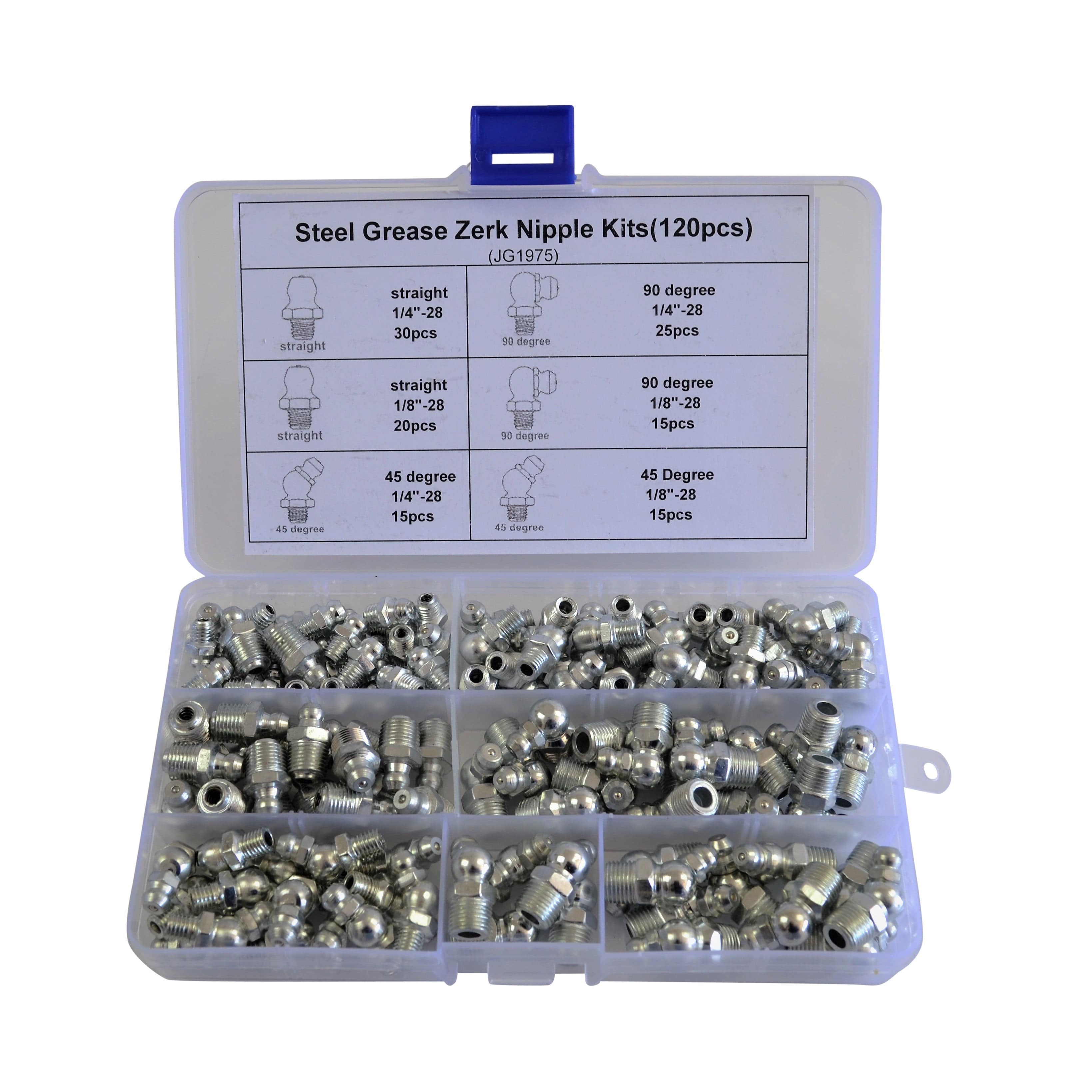 120pc Imperial Steel Grease Nipples Grab Kit-0