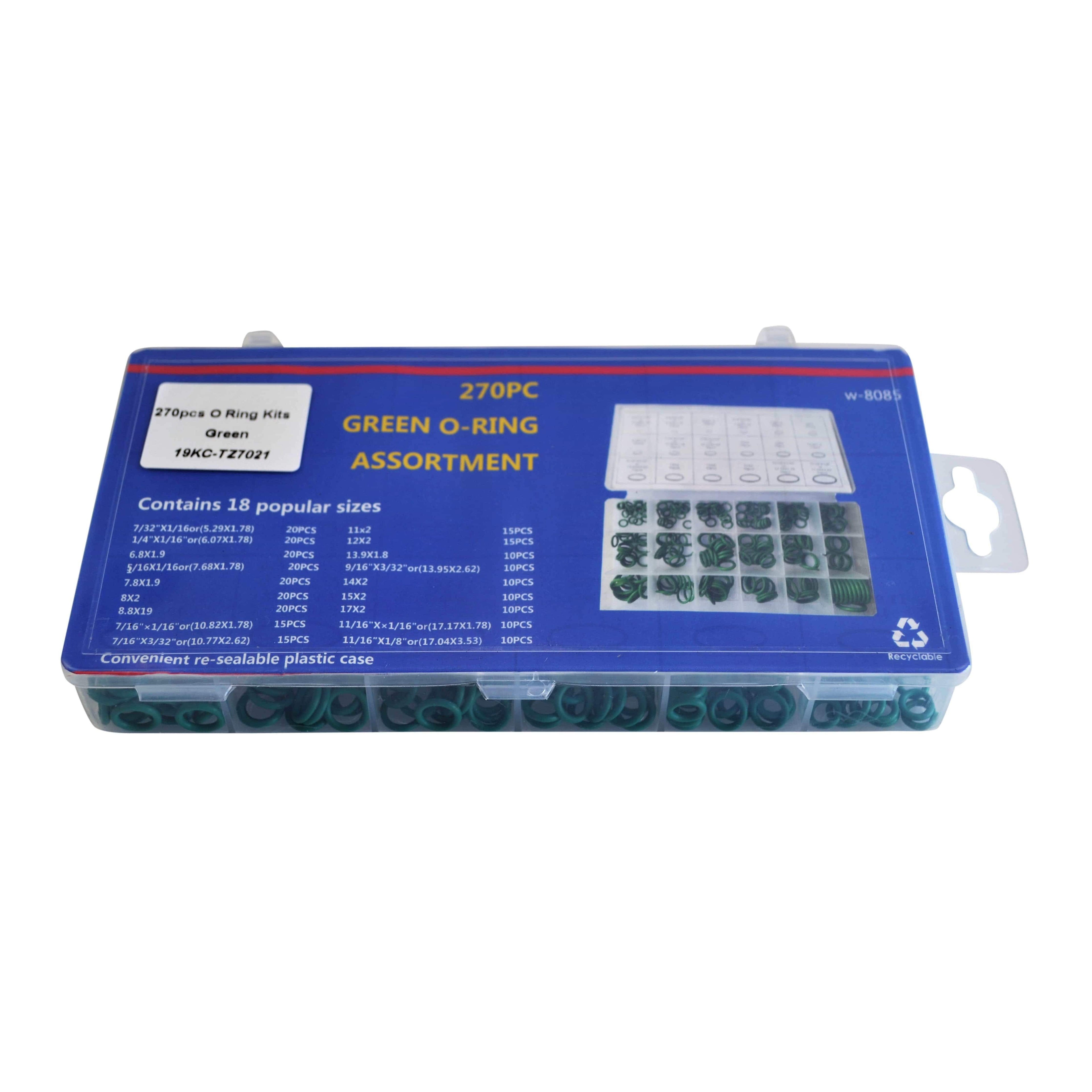 270pc Green Nitrile Metric + Imperial O-Ring kit-3