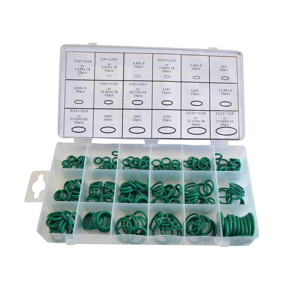 270pc Green Nitrile Metric + Imperial O-Ring kit-0
