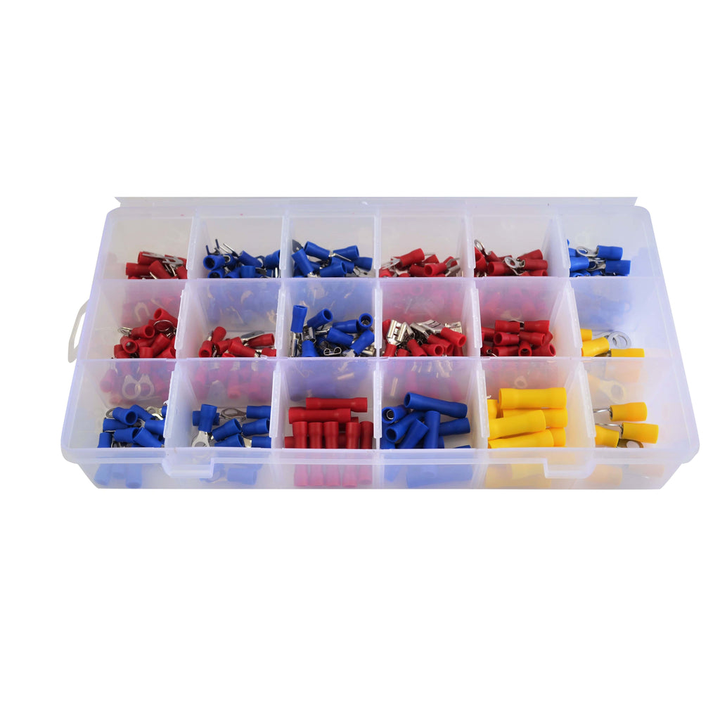 300pc 12/24 Insulated Electrical Wire Terminal-2