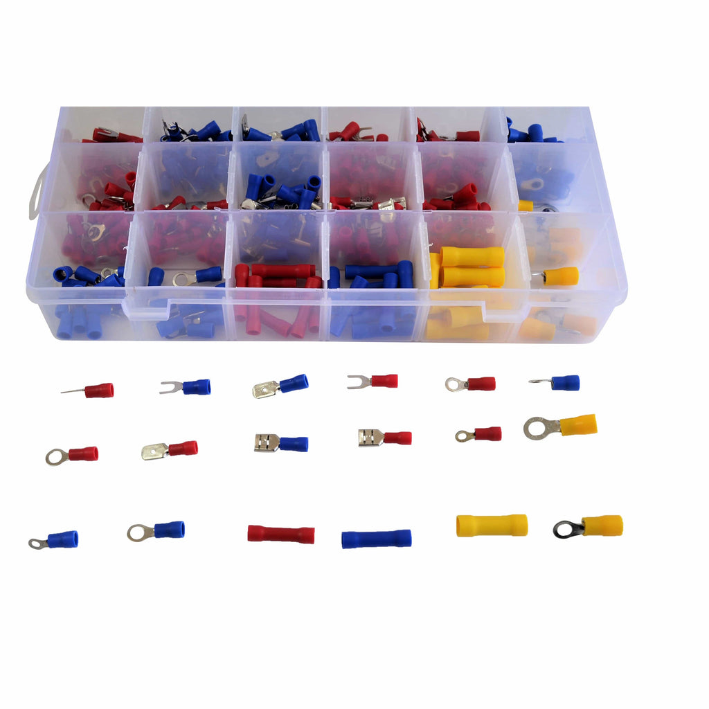 300pc 12/24 Insulated Electrical Wire Terminal-3