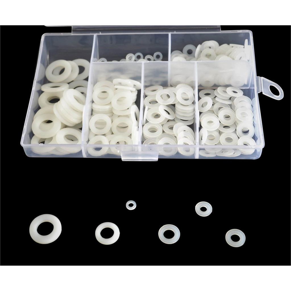 330pc Metric Nylon Washer Grab Kit Assortment-1