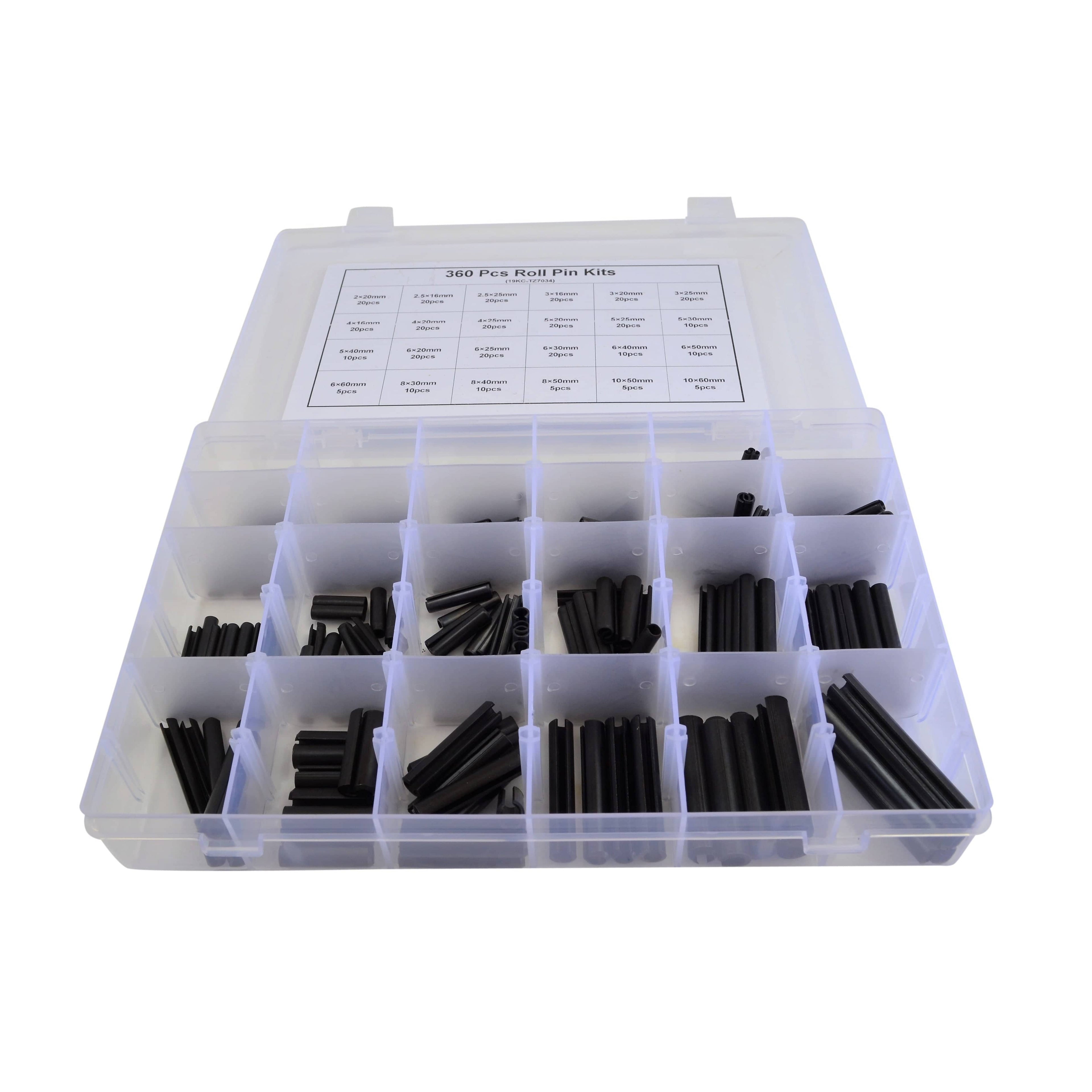 360 Piece Metric Roll Pin Grab Kit Assortment-0
