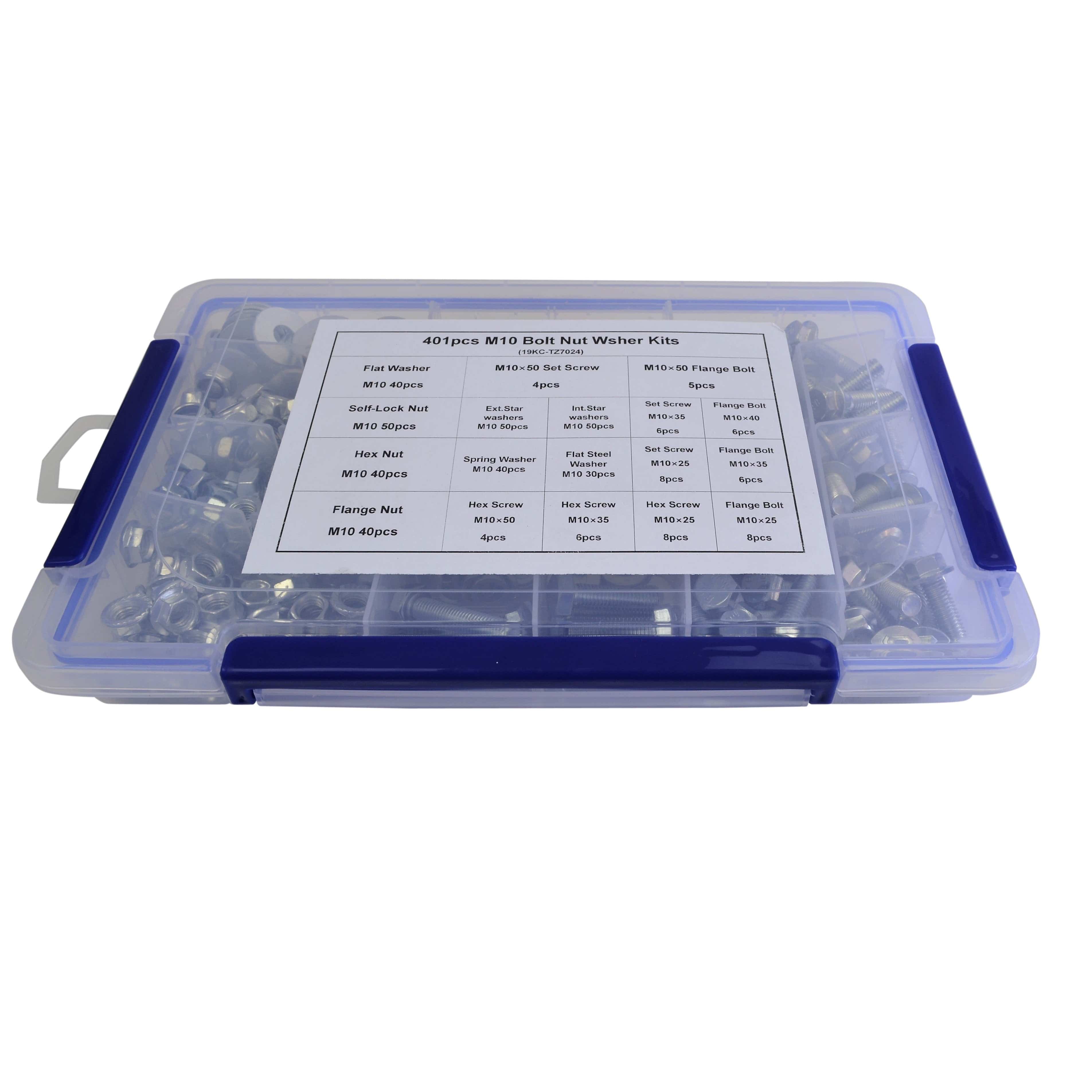 401pc High Tensile Cap Screw Bolts Grab Kit-1
