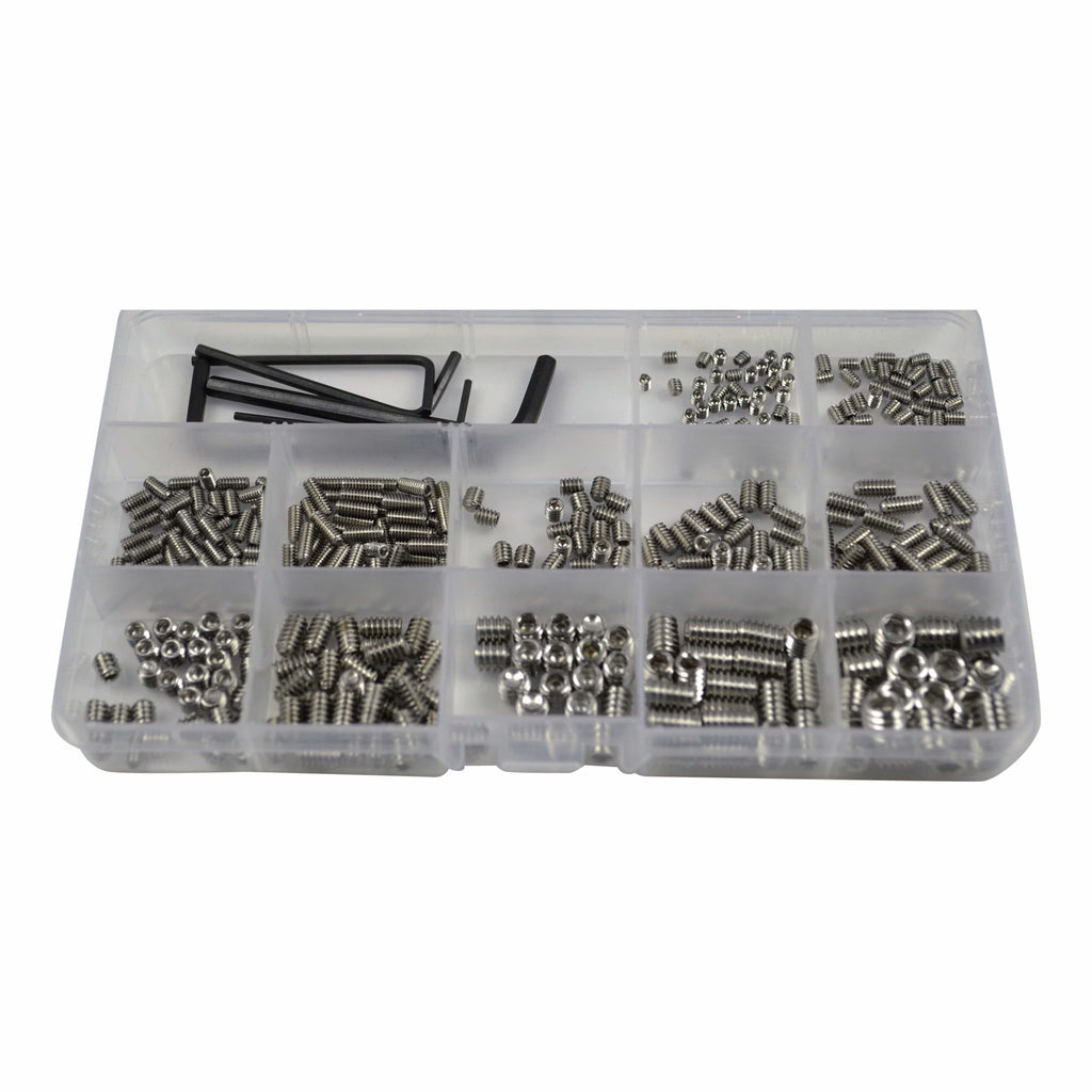 410pc Imperial Stainless Steel Grub Screw Grab Kit Assortment-3