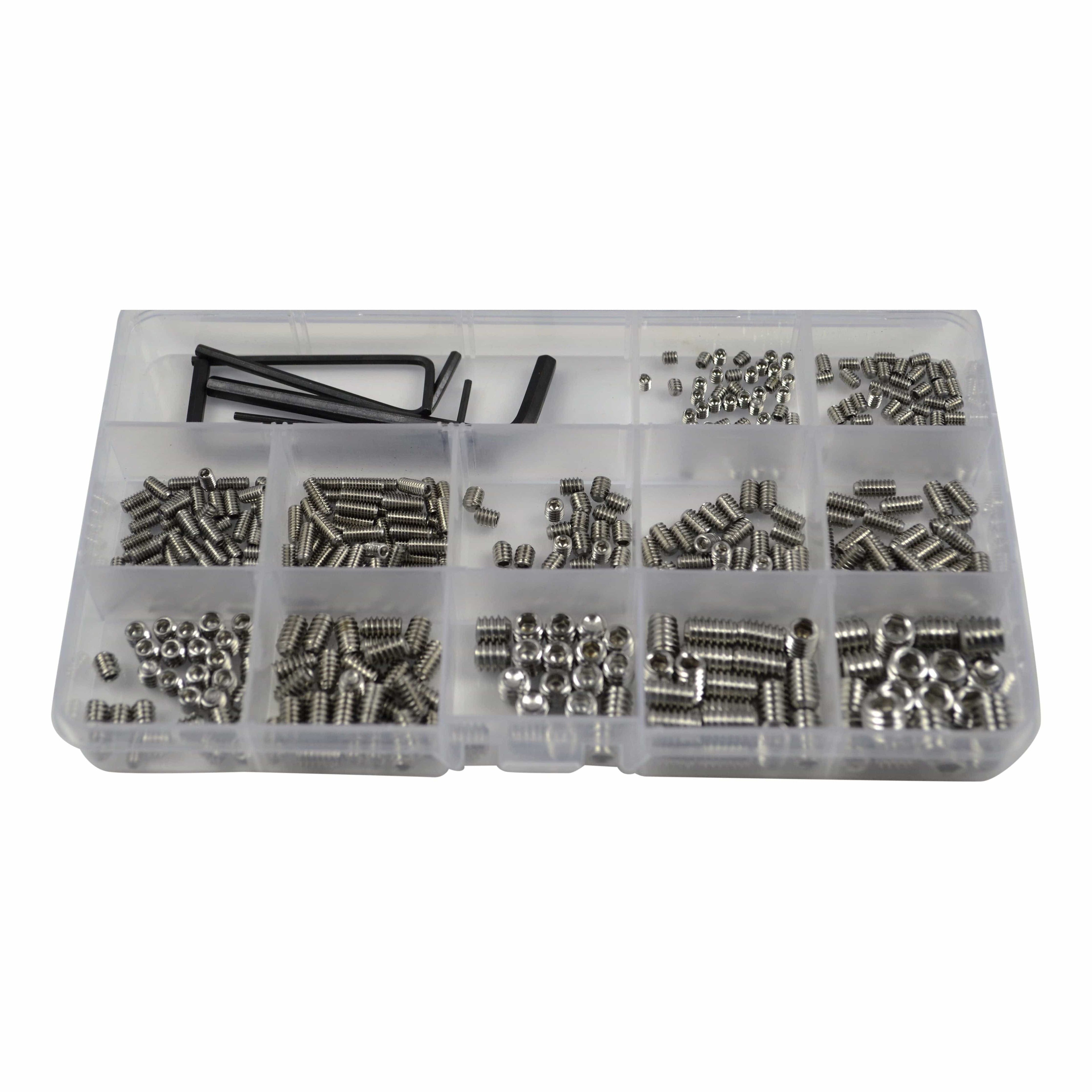 410pc Imperial Stainless Steel Grub Screw Grab Kit Assortment-3