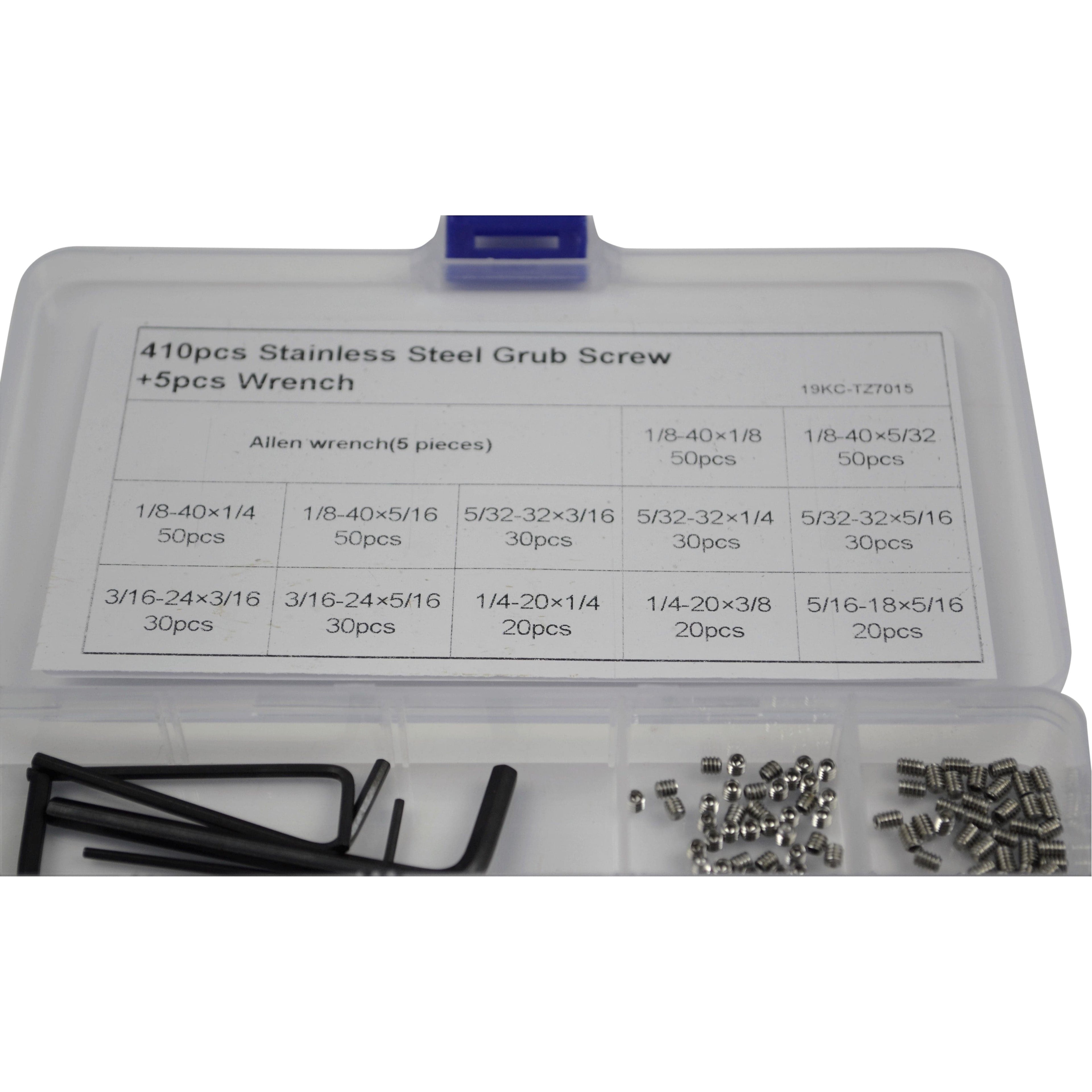 410pc Imperial Stainless Steel Grub Screw Grab Kit Assortment-2