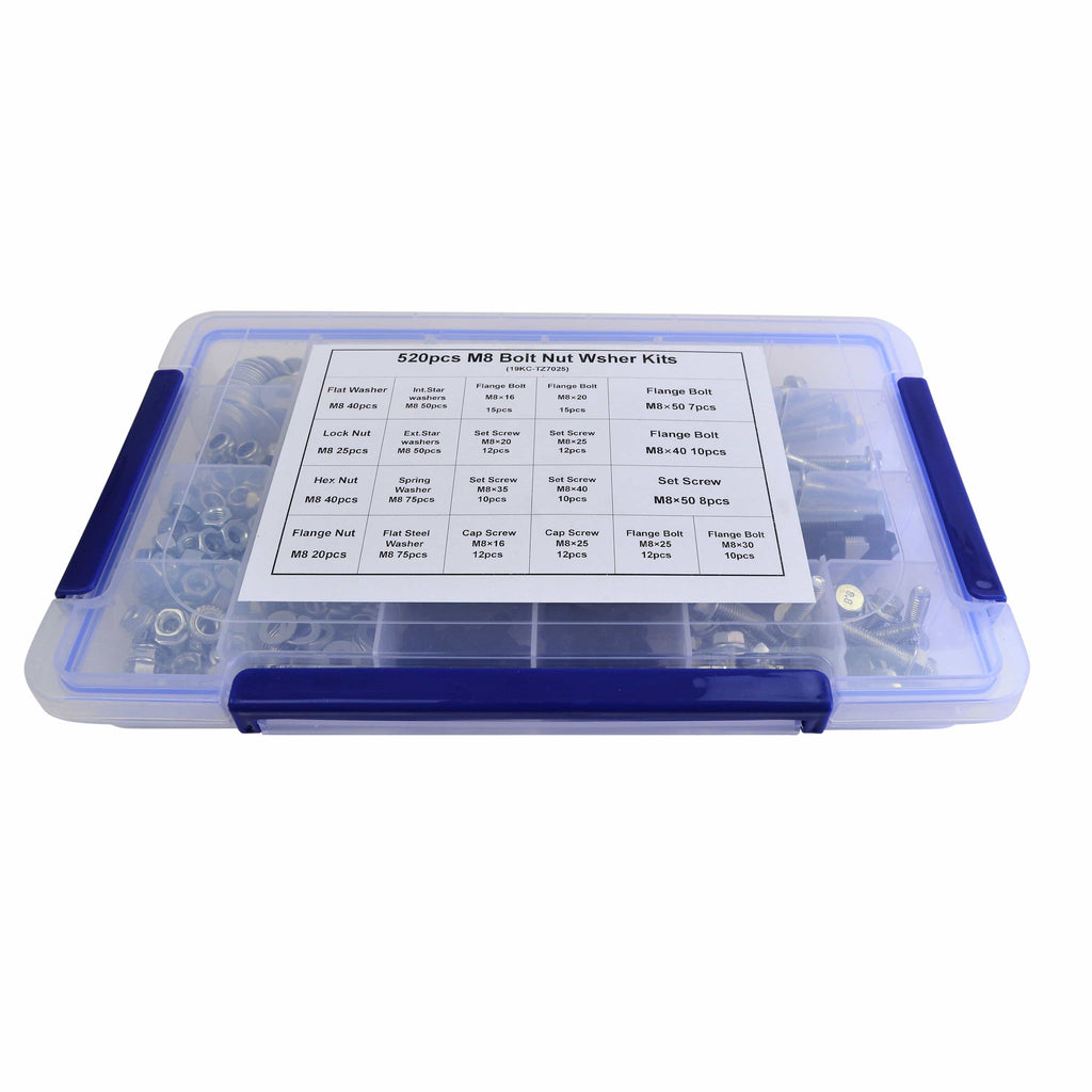 520pc High Tensile Cap Screw Bolts Grab Kit-1