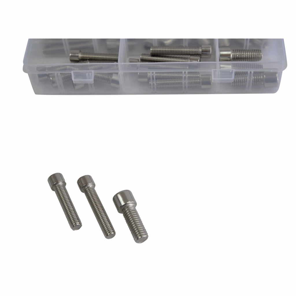 90pc Stainless Steel Cap Screw Bolt Assortment  Grab Kit-3