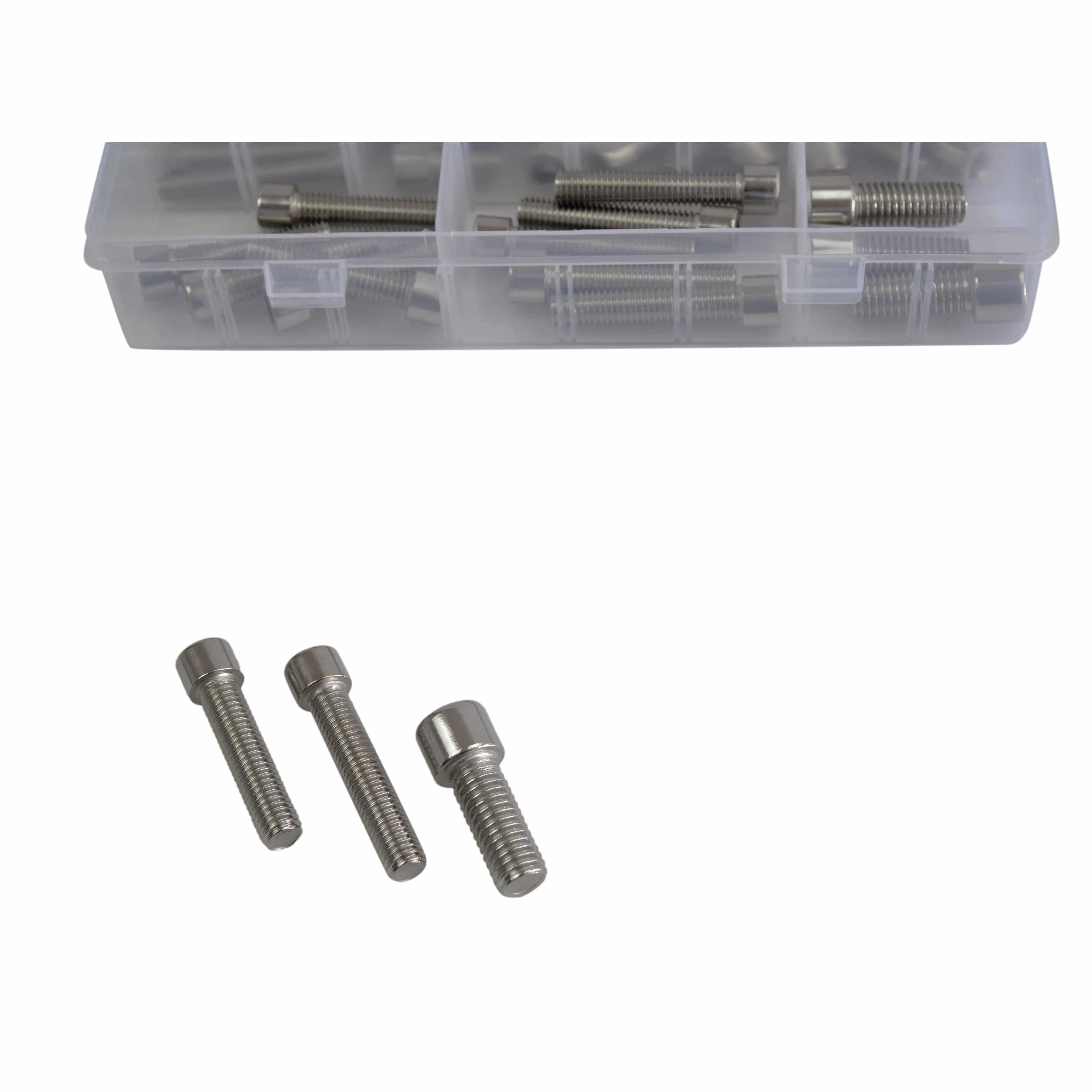90pc Stainless Steel Cap Screw Bolt Assortment  Grab Kit-3