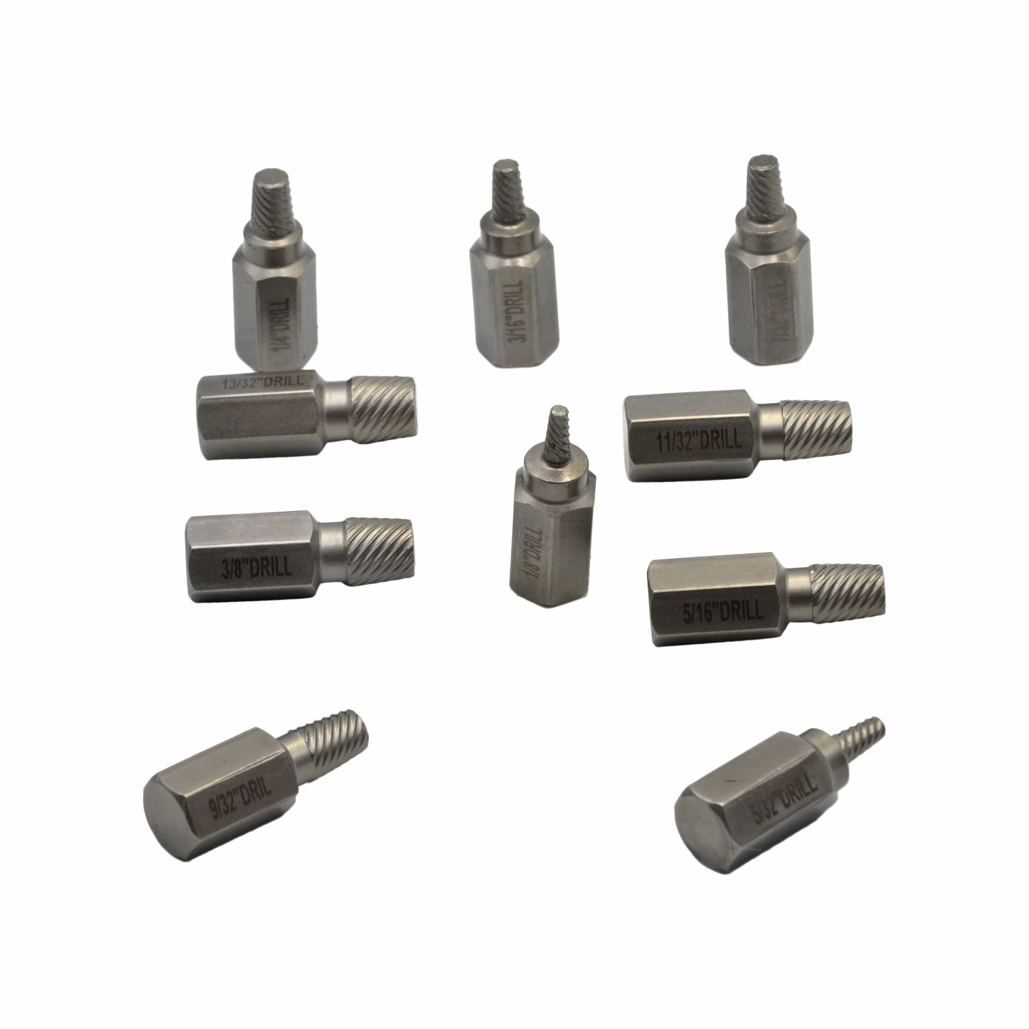 Multi Spline Screw Extractor Set 10 Piece Kit-1