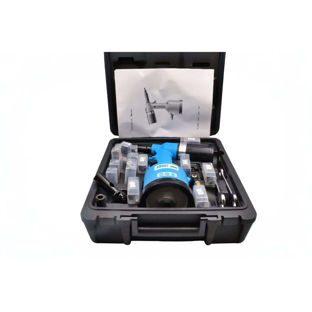 Sweet 9900 Pneumatic Rivet Gun Kit Air Hydraulic Blind Riveter Set-0