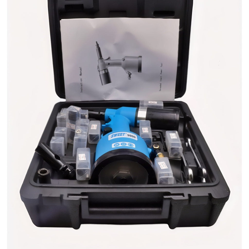 Sweet 9900 Pneumatic Rivet Gun Kit Air Hydraulic Blind Riveter Set-3