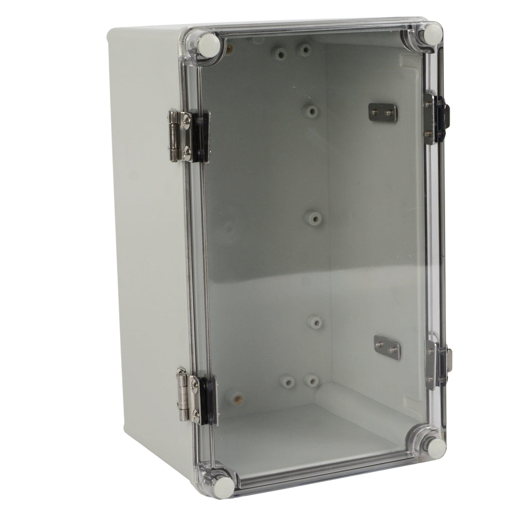 ABS IP66 Clear Lid Hinge Junction Box 150 x 250 x 130mm-3