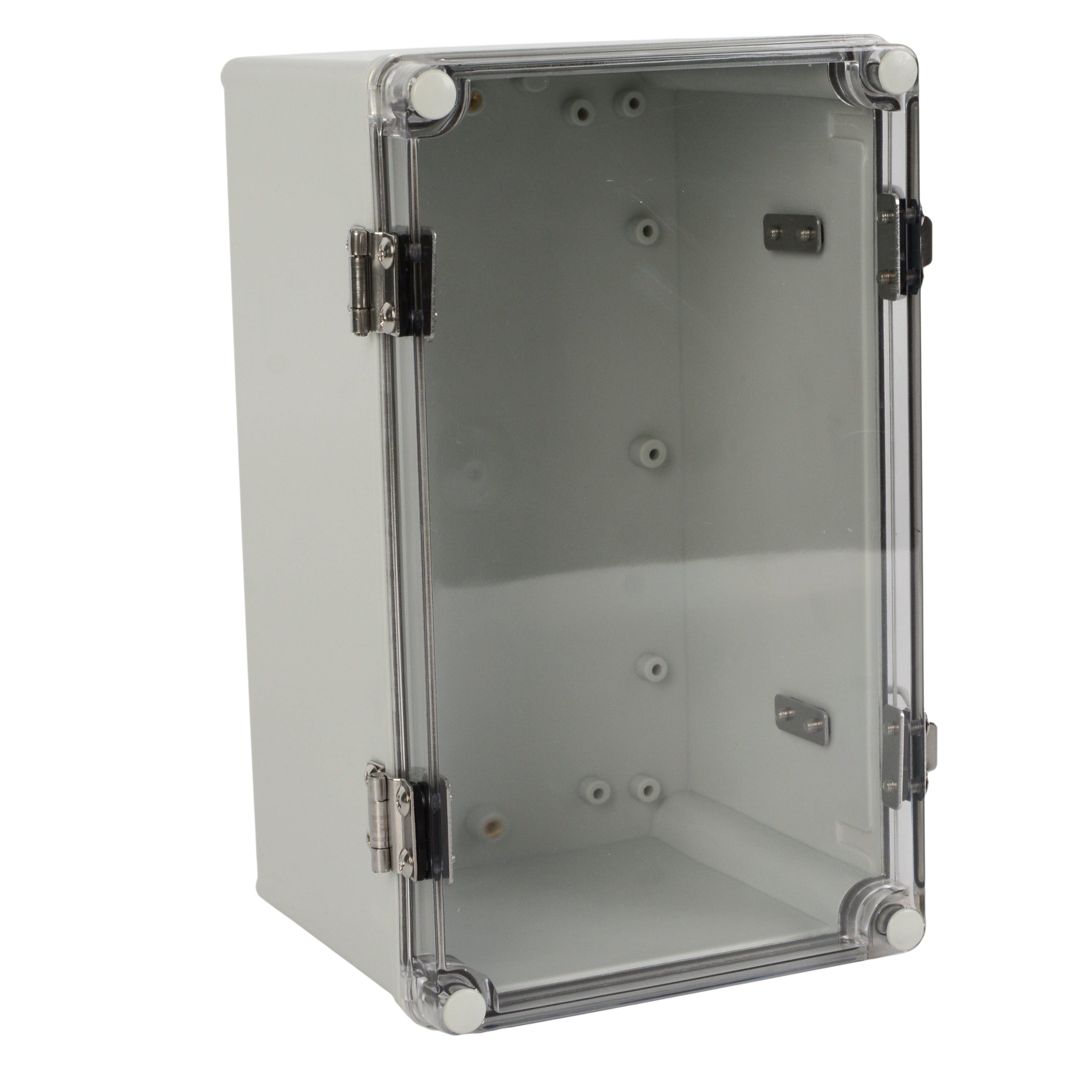 ABS IP66 Clear Lid Hinge Junction Box 150 x 250 x 130mm-3