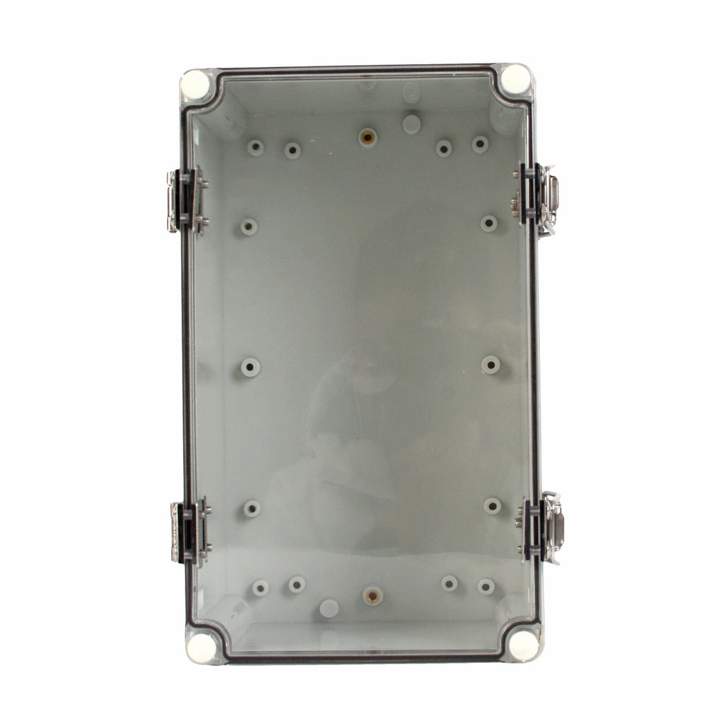 ABS IP66 Clear Lid Hinge Junction Box 150 x 250 x 130mm-2