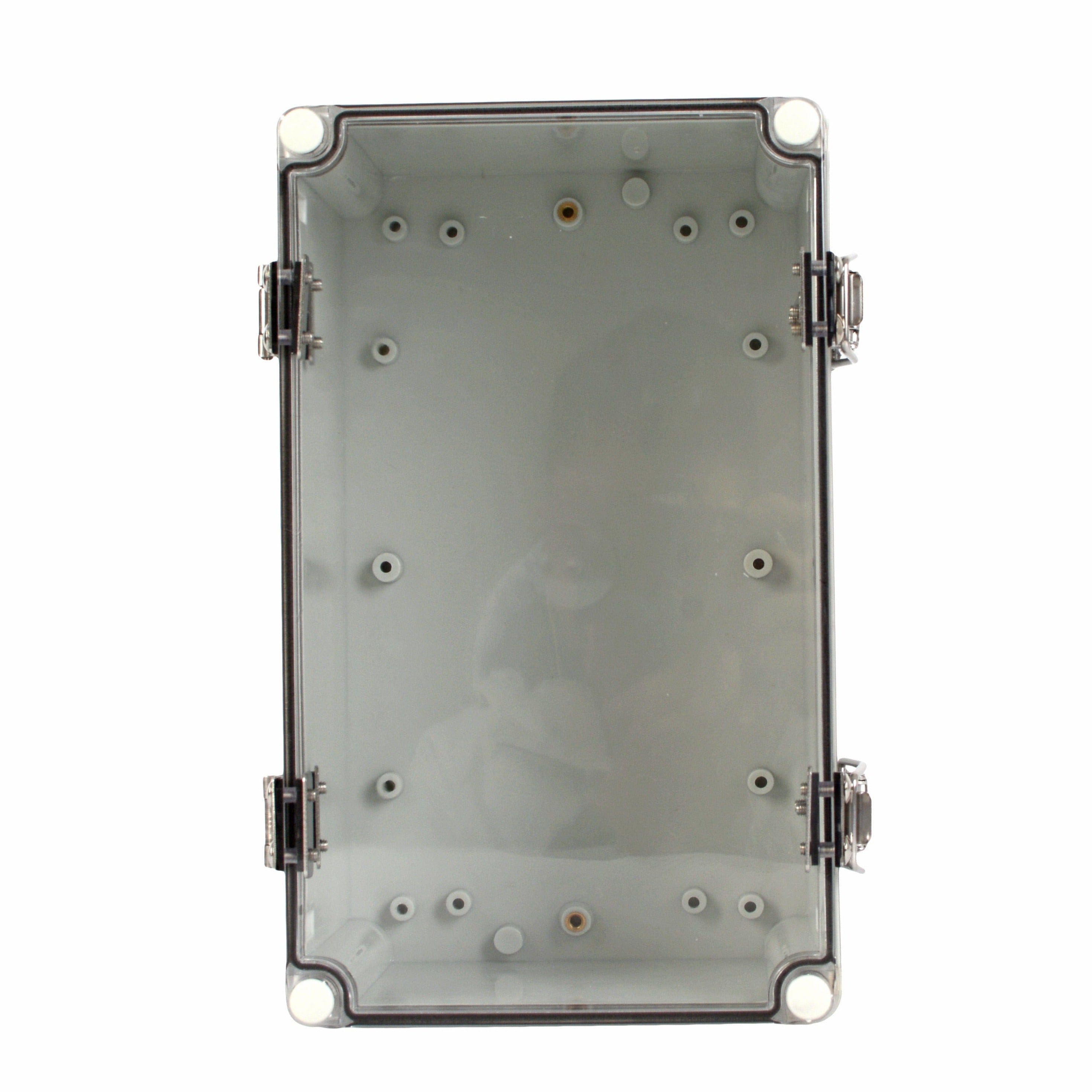 ABS IP66 Clear Lid Hinge Junction Box 150 x 250 x 130mm-2