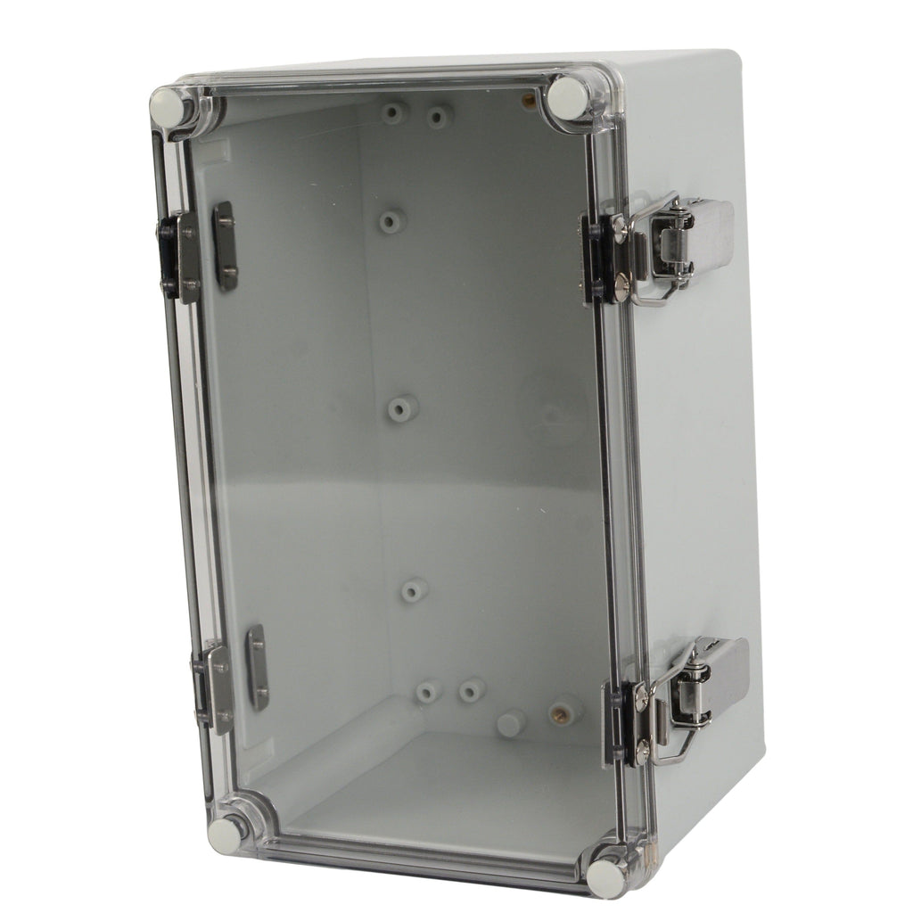 ABS IP66 Clear Lid Hinge Junction Box 150 x 250 x 130mm-0