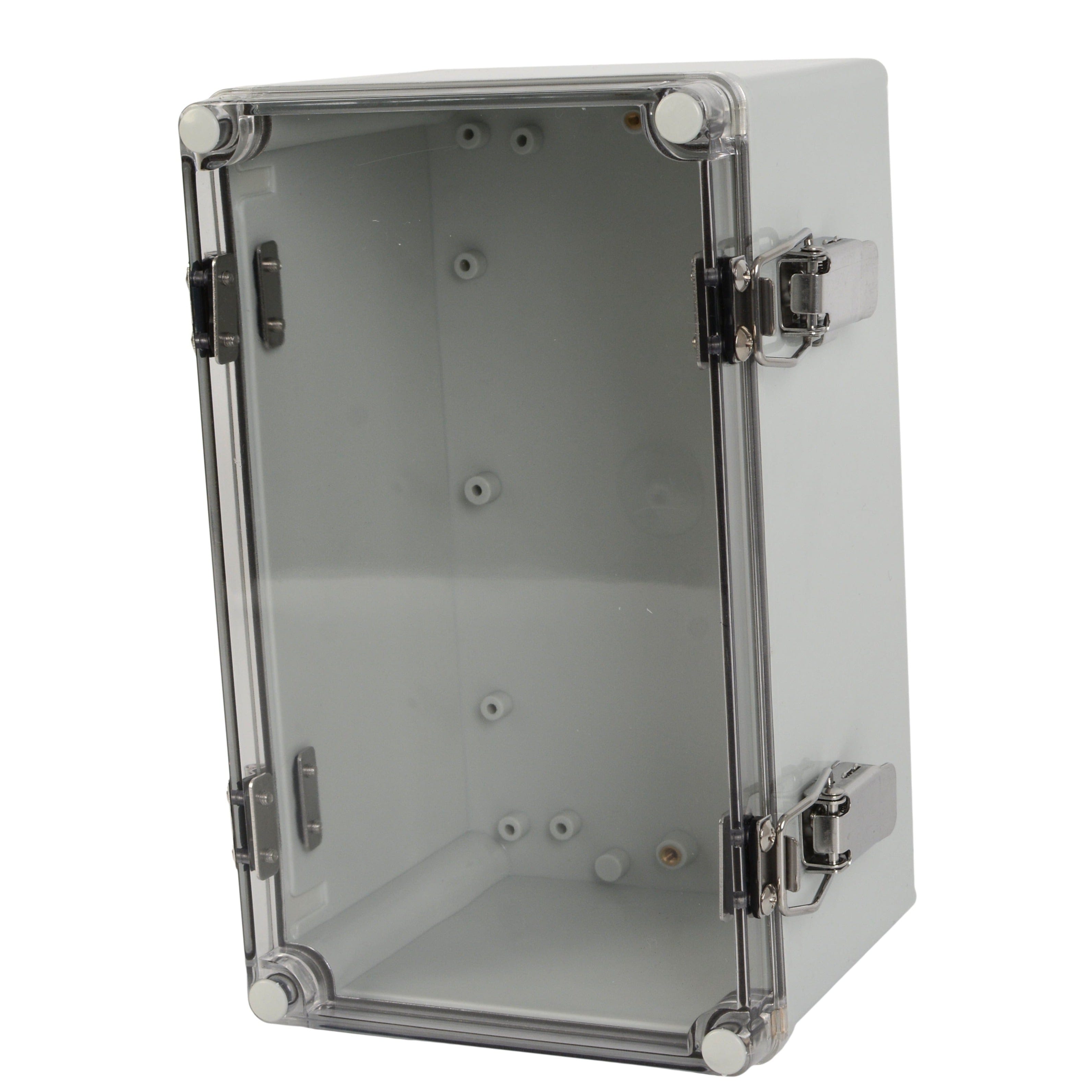ABS IP66 Clear Lid Hinge Junction Box 150 x 250 x 130mm-0