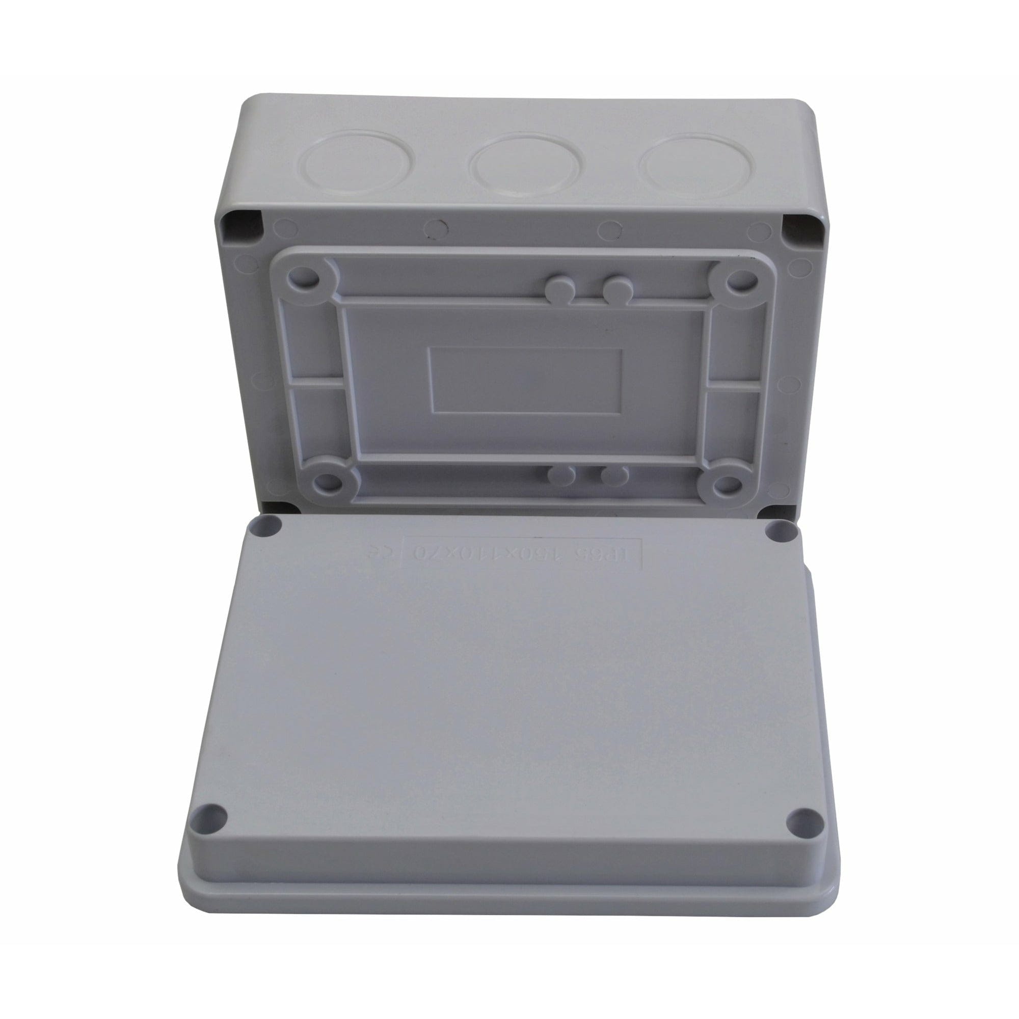 Junction box,WITHOUT GROMMET, ABS  Size 6-3