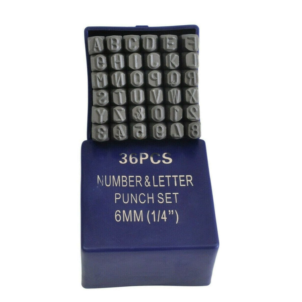 6mm Letter and Number Stamp Punch 36 Piece-1