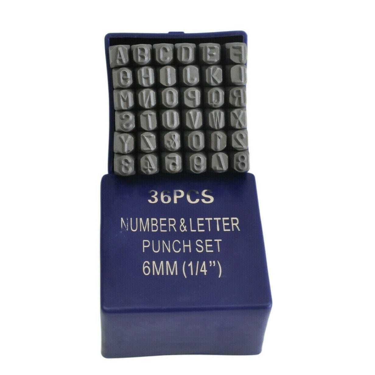 6mm Letter and Number Stamp Punch 36 Piece-1