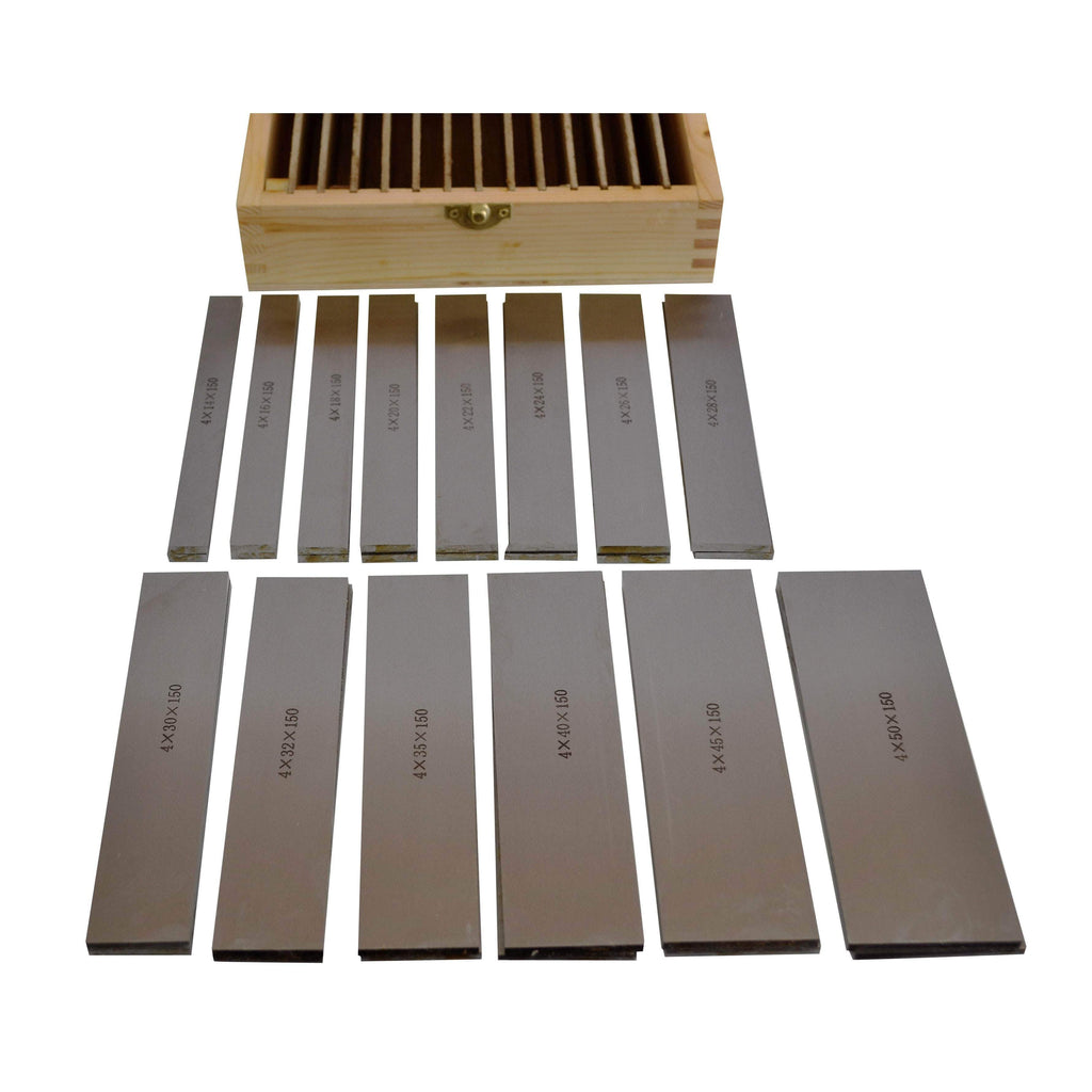 14 Pairs Parallel Steel Gauge Block Set 28 Piece 4mm Thick-4