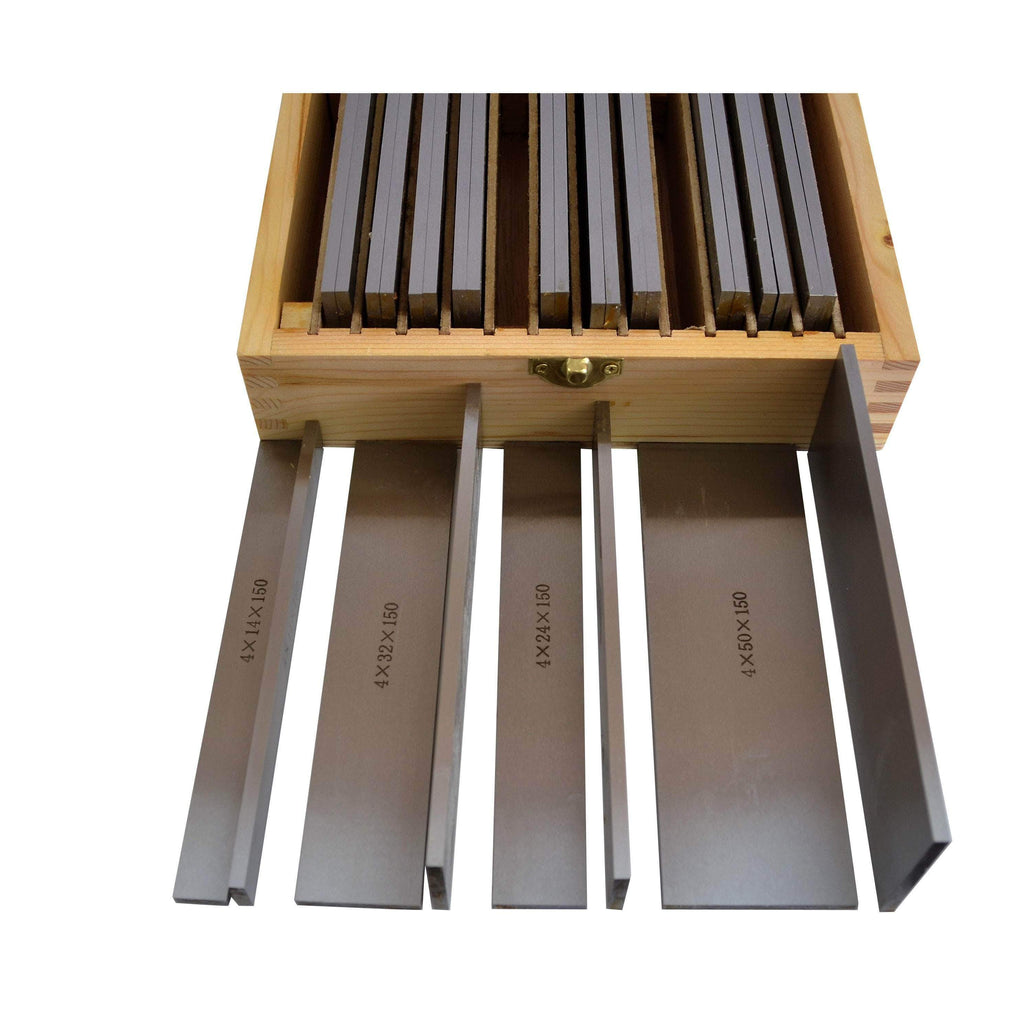 14 Pairs Parallel Steel Gauge Block Set 28 Piece 4mm Thick-3