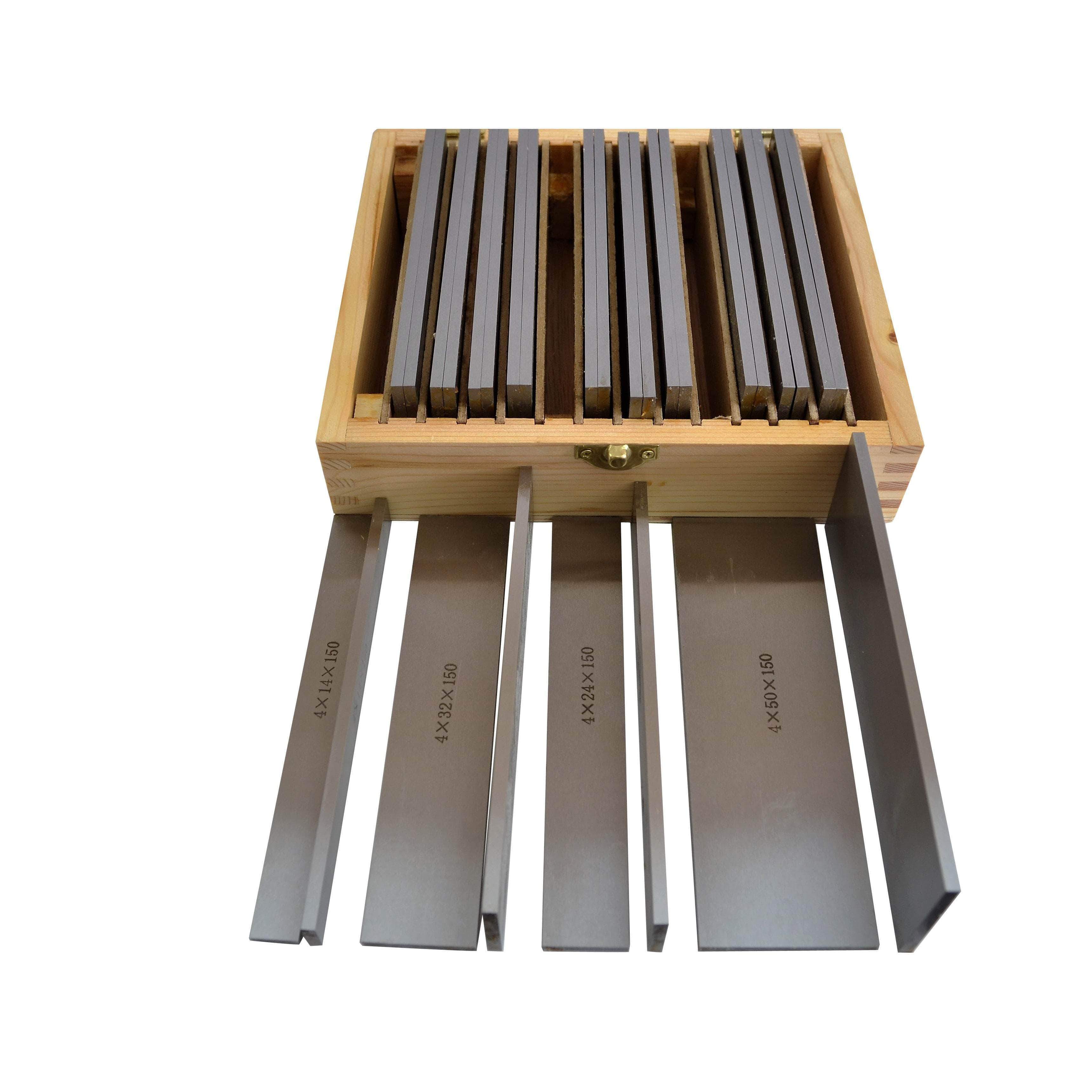 14 Pairs Parallel Steel Gauge Block Set 28 Piece 4mm Thick-2