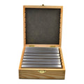 7 pairs Parallel Steel Gauge Block Set Ground Steel 14 plates 150 mm Long-0
