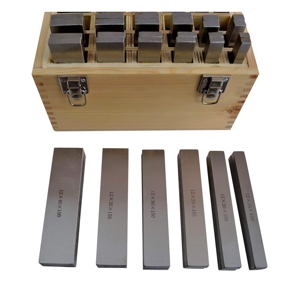 24 Pairs Parallel Steel Gauge Block Set 48 Piece 150mm Length-4