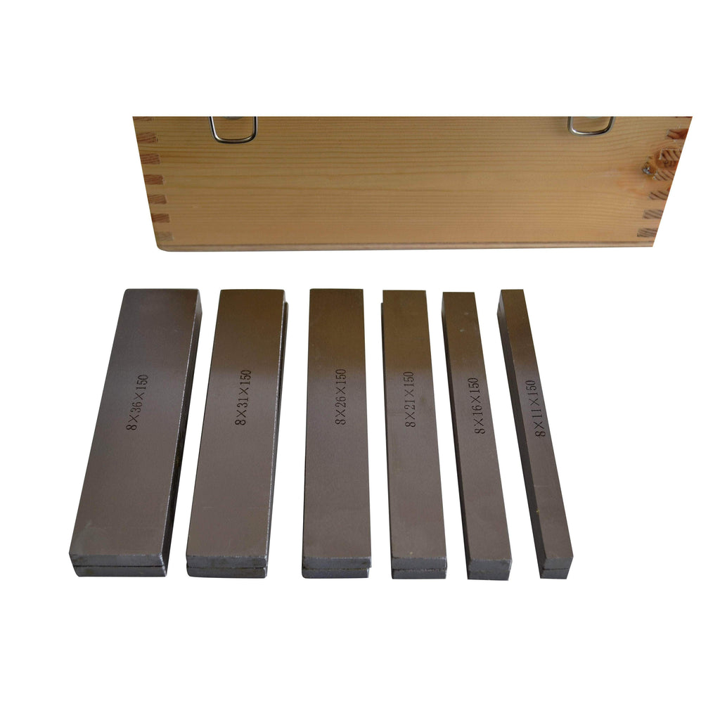 24 Pairs Parallel Steel Gauge Block Set 48 Piece 150mm Length-2