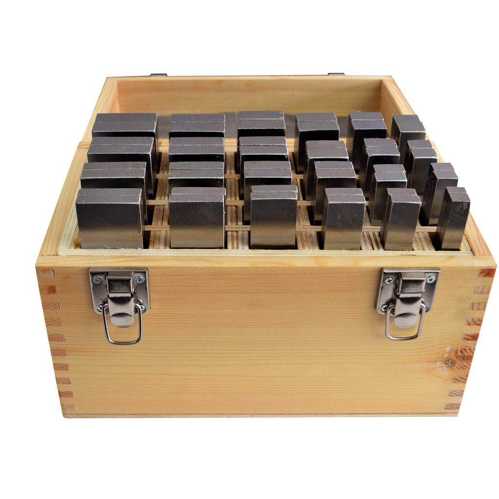 24 Pairs Parallel Steel Gauge Block Set 48 Piece 150mm Length-1