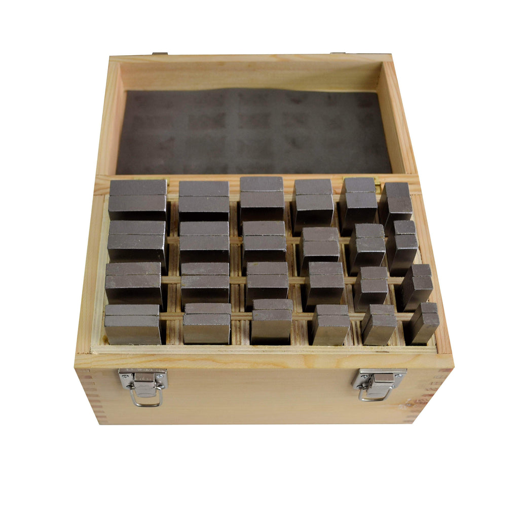 24 Pairs Parallel Steel Gauge Block Set 48 Piece 150mm Length-0