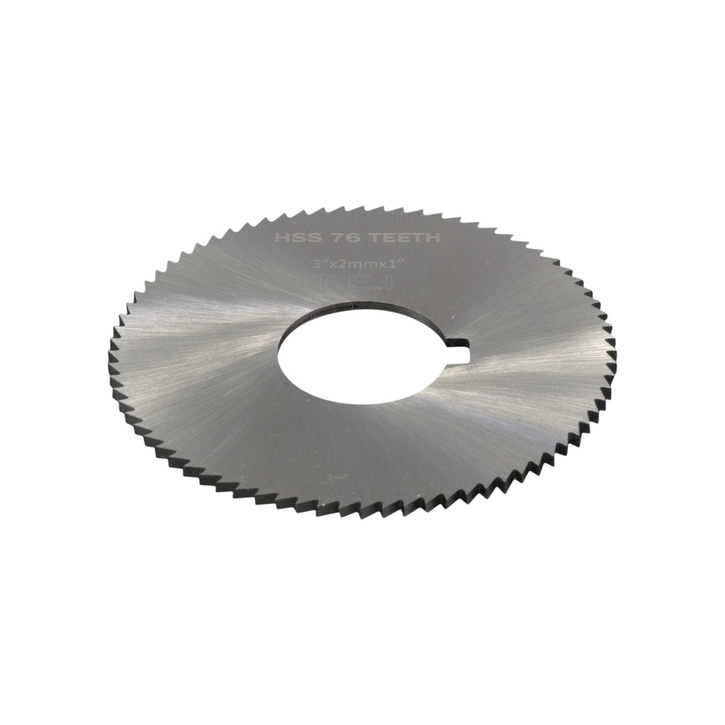 TEI HSS Slitting Saw 3"x 2 MM x 1" Bore-1