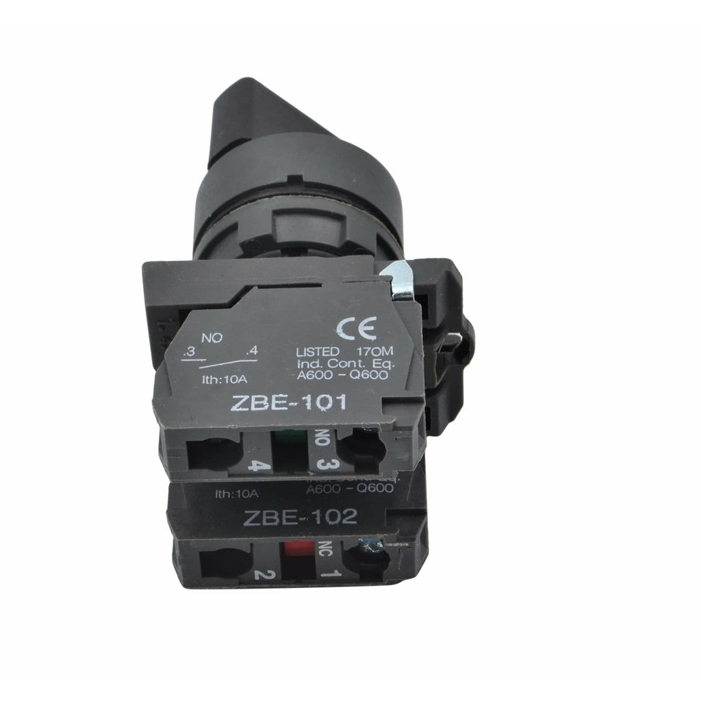 XB5AD25 Generic 2 Position Knob Selector Panel Mount Switch-1