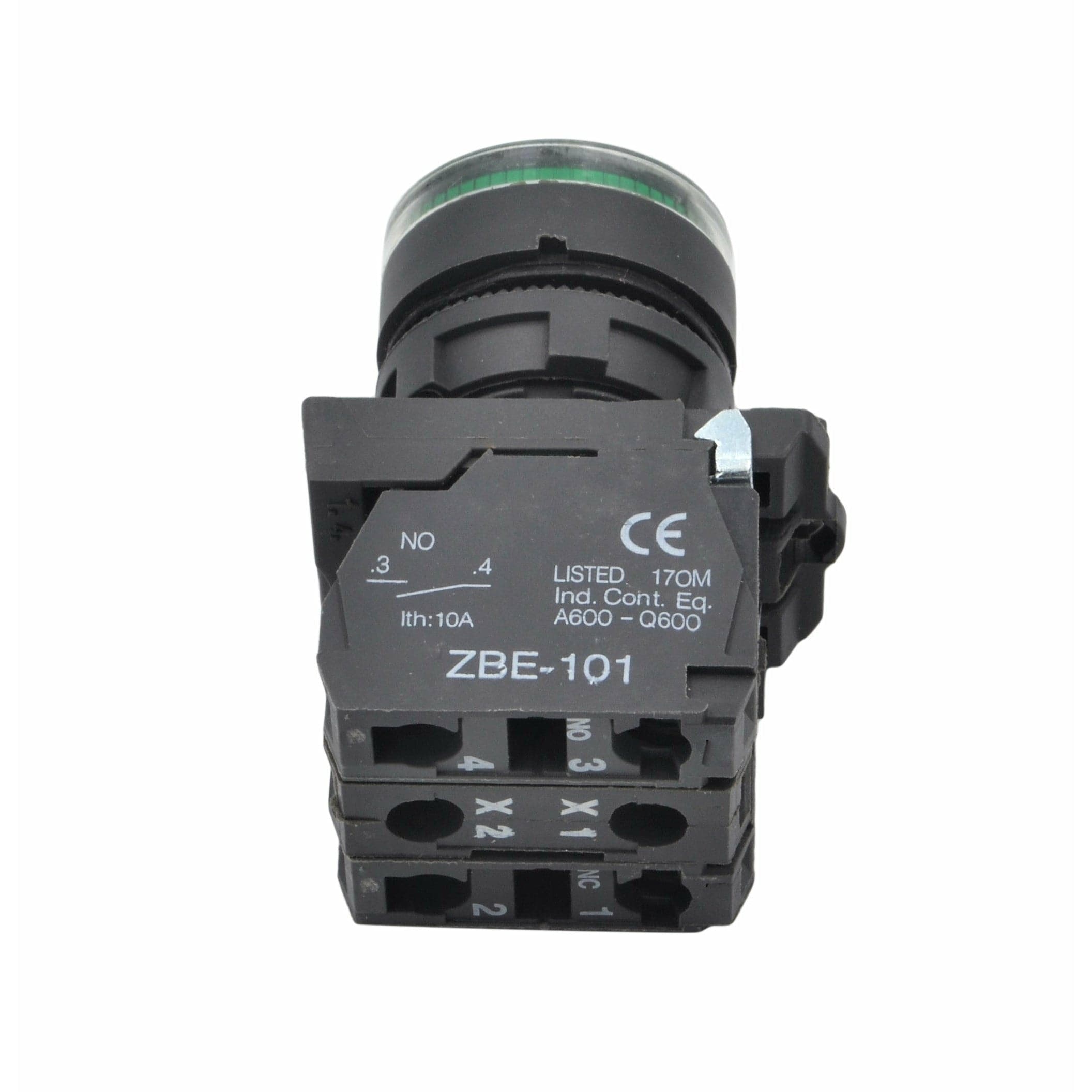 XB5AW33B5 Generic Green LED Panel Mount Indicator Switch-3